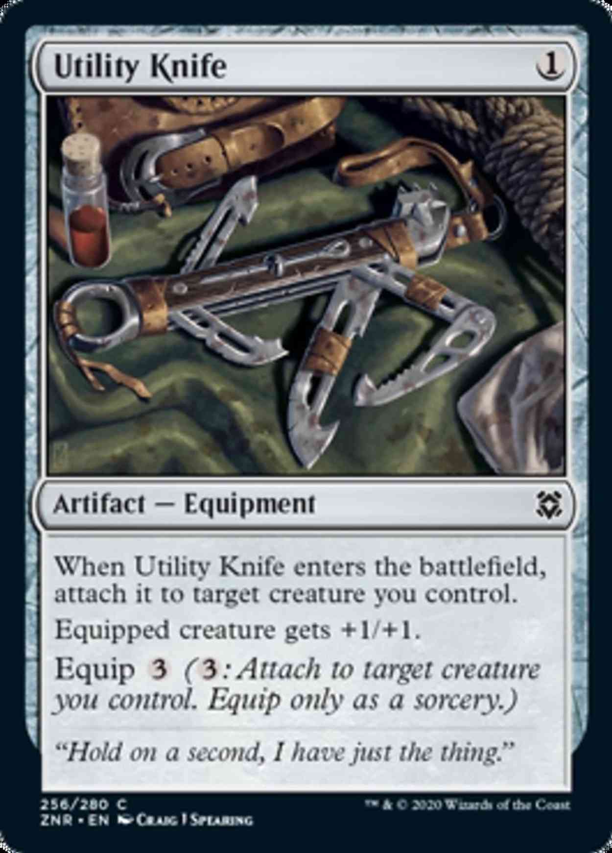 Utility Knife magic card front