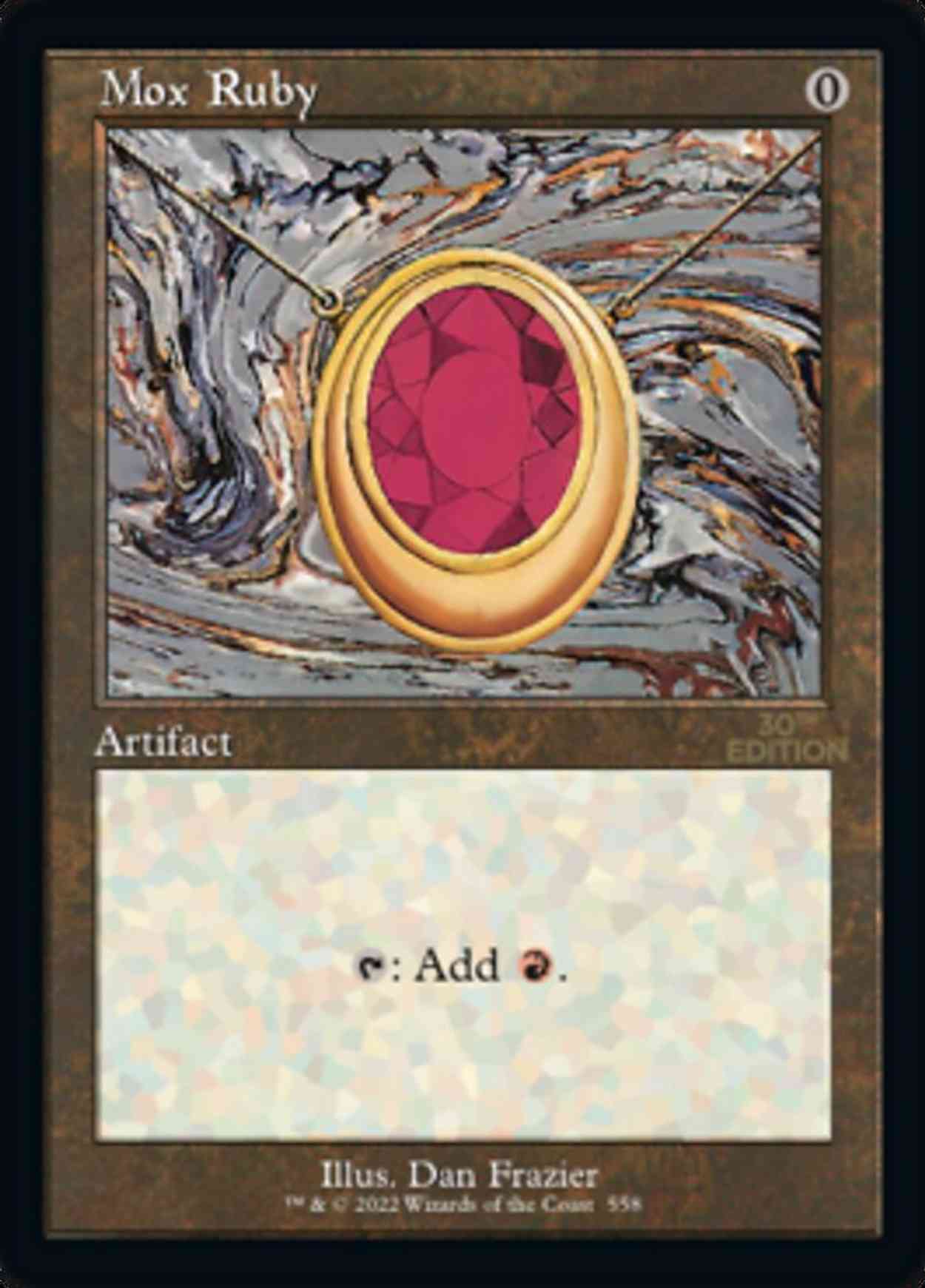 Mox Ruby (Retro Frame) magic card front