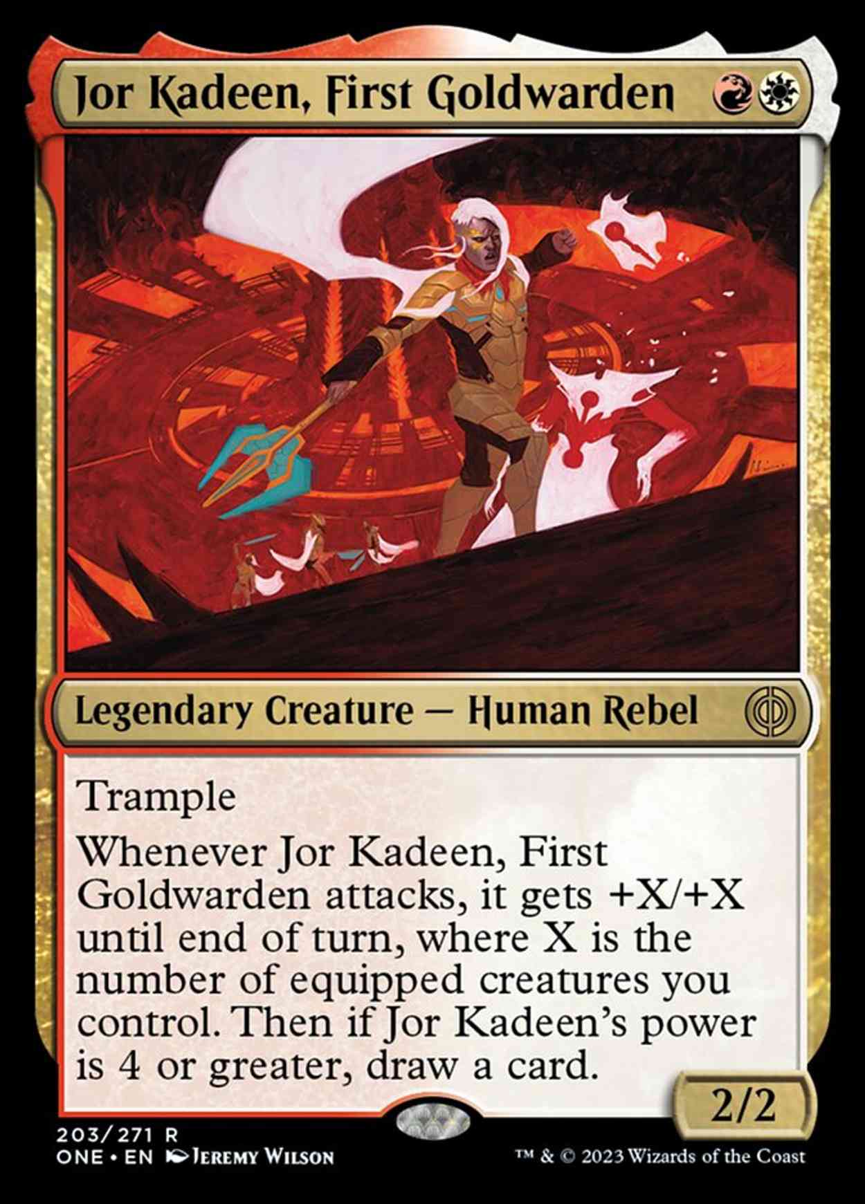 Jor Kadeen, First Goldwarden magic card front