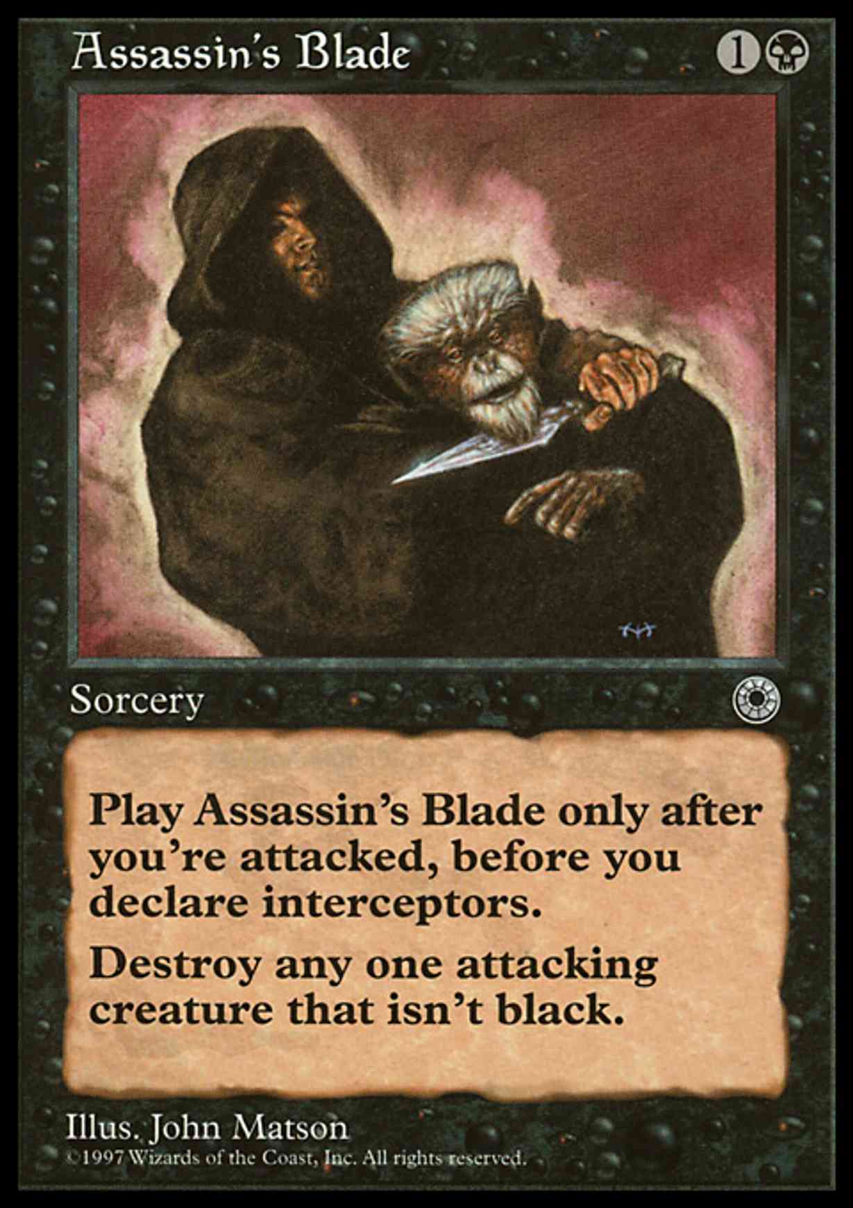 Assassin's Blade magic card front