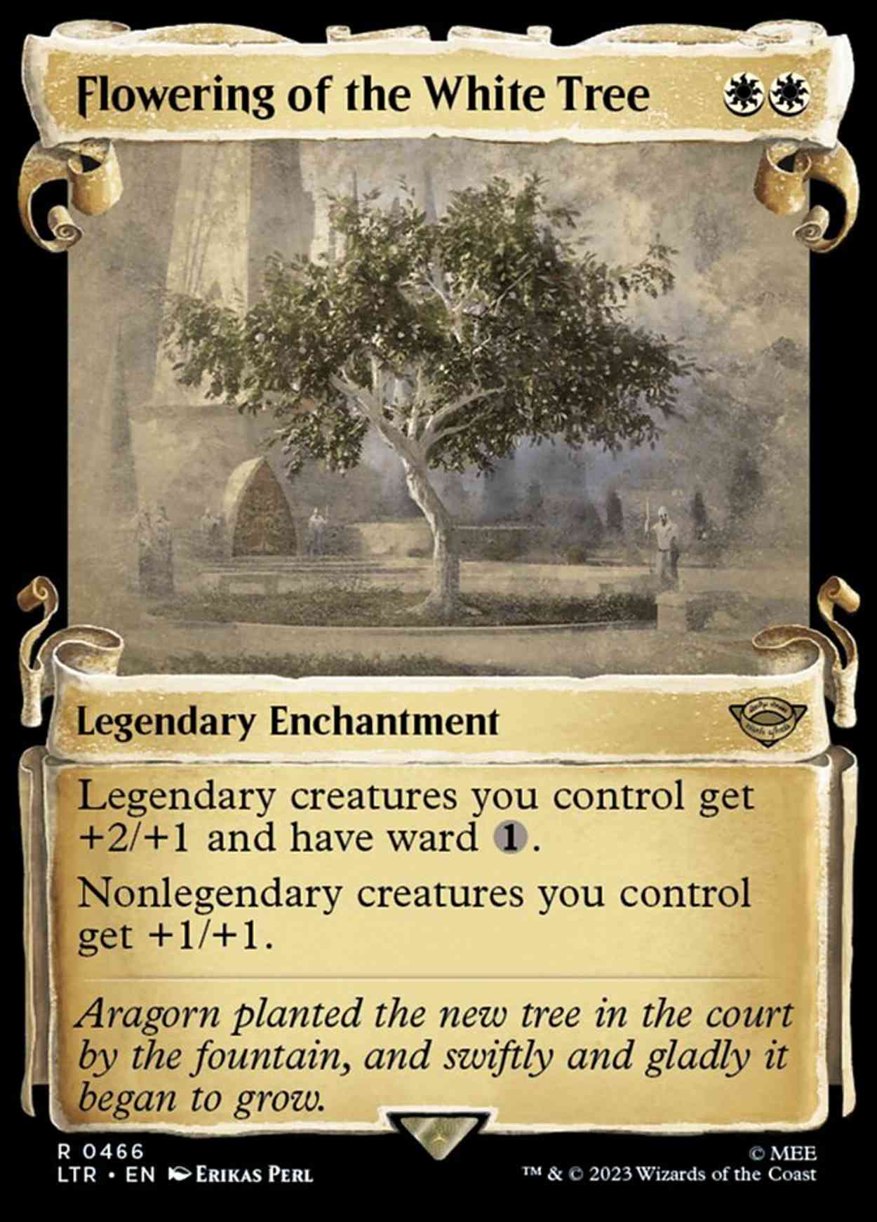 Flowering of the White Tree (Showcase Scrolls) magic card front