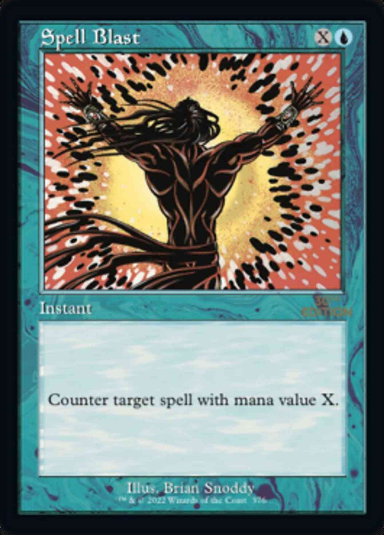 Spell Blast (Retro Frame) magic card front