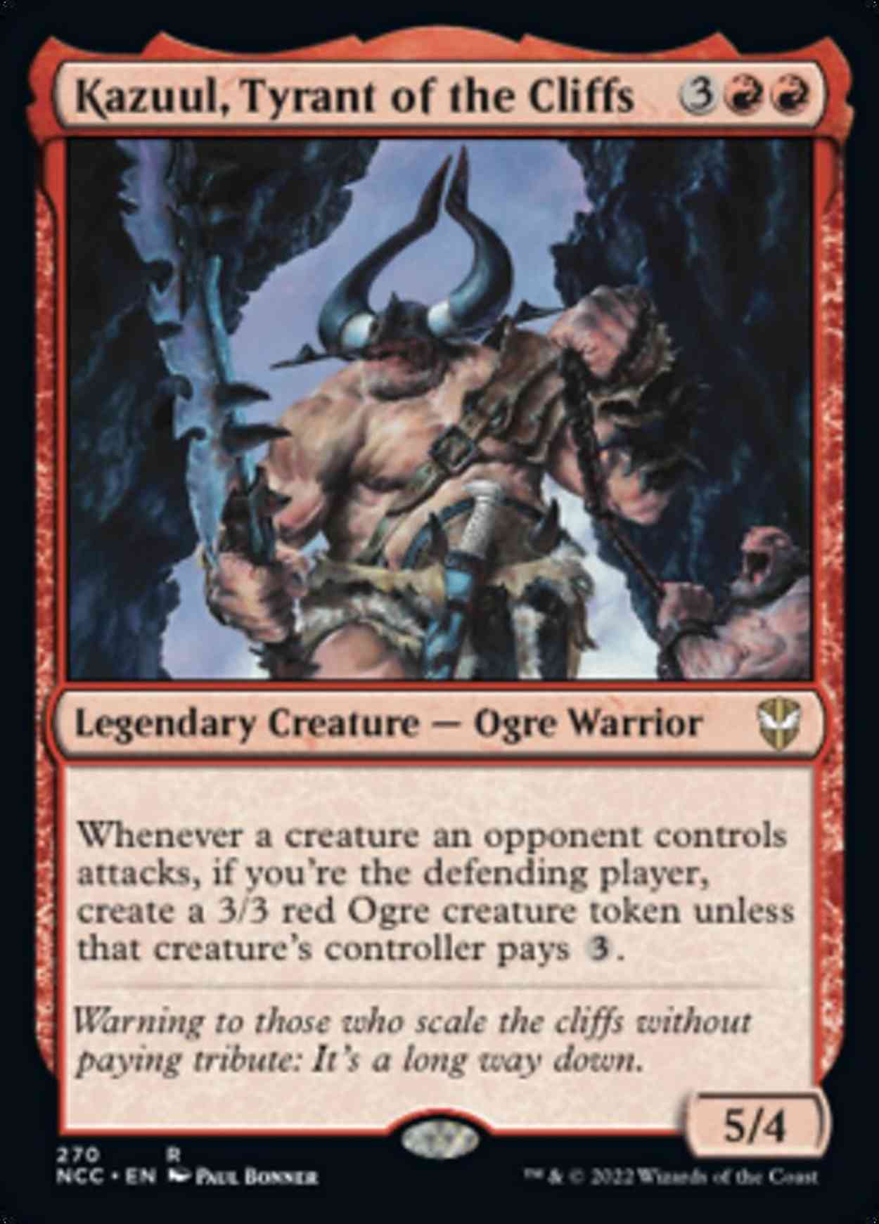 Kazuul, Tyrant of the Cliffs magic card front