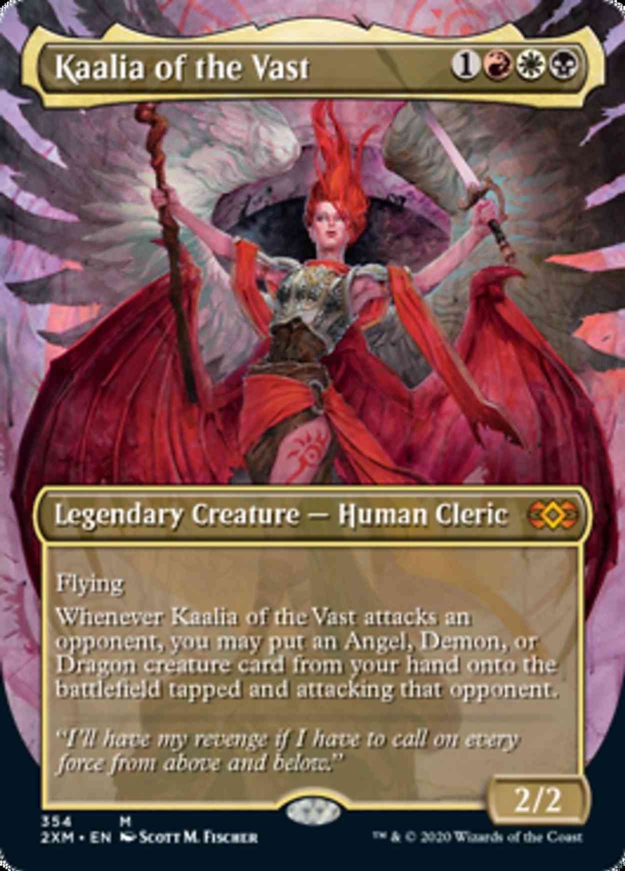 Kaalia of the Vast (Borderless) magic card front