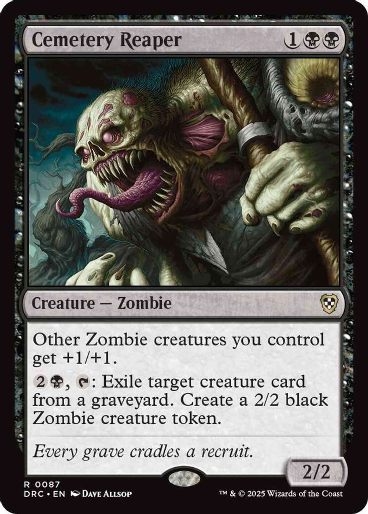 Cemetery Reaper magic card front
