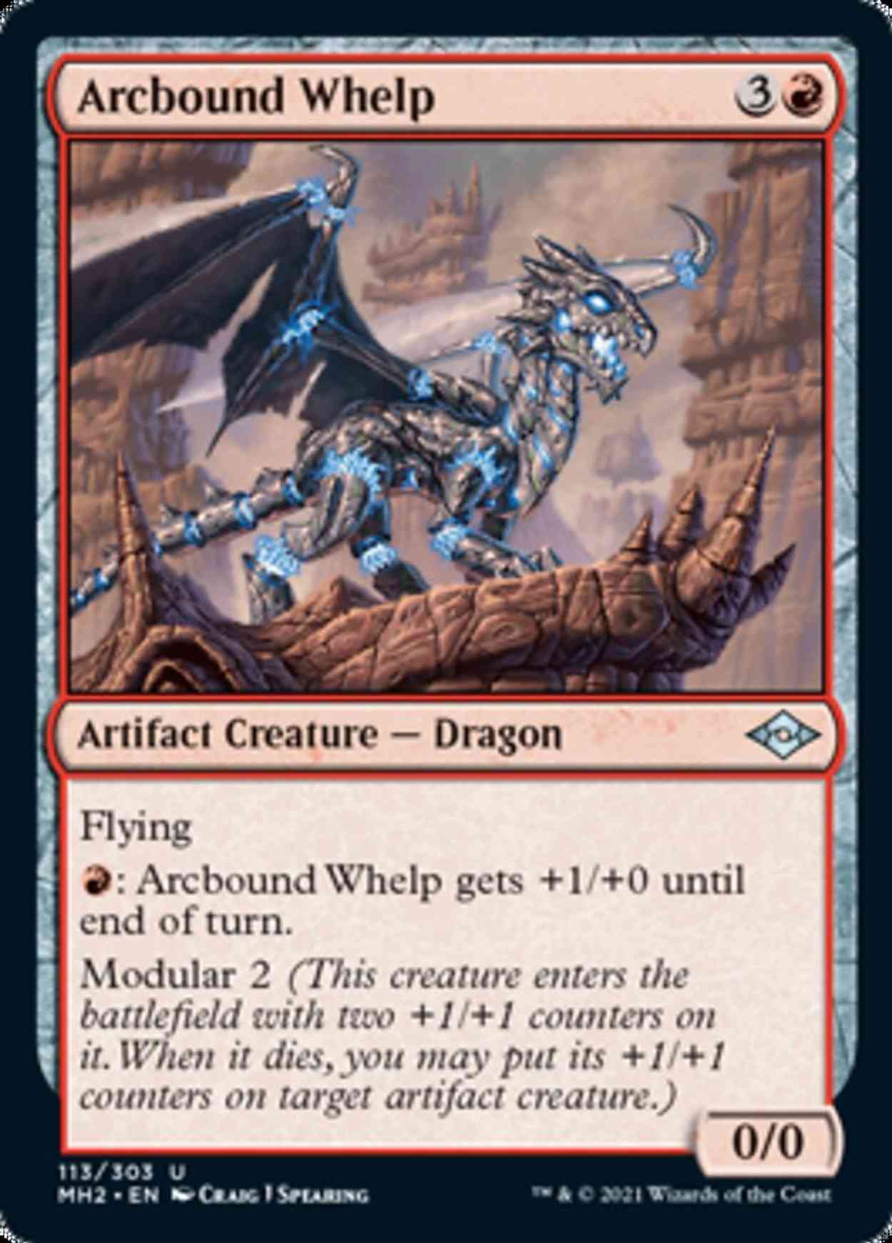 Arcbound Whelp magic card front