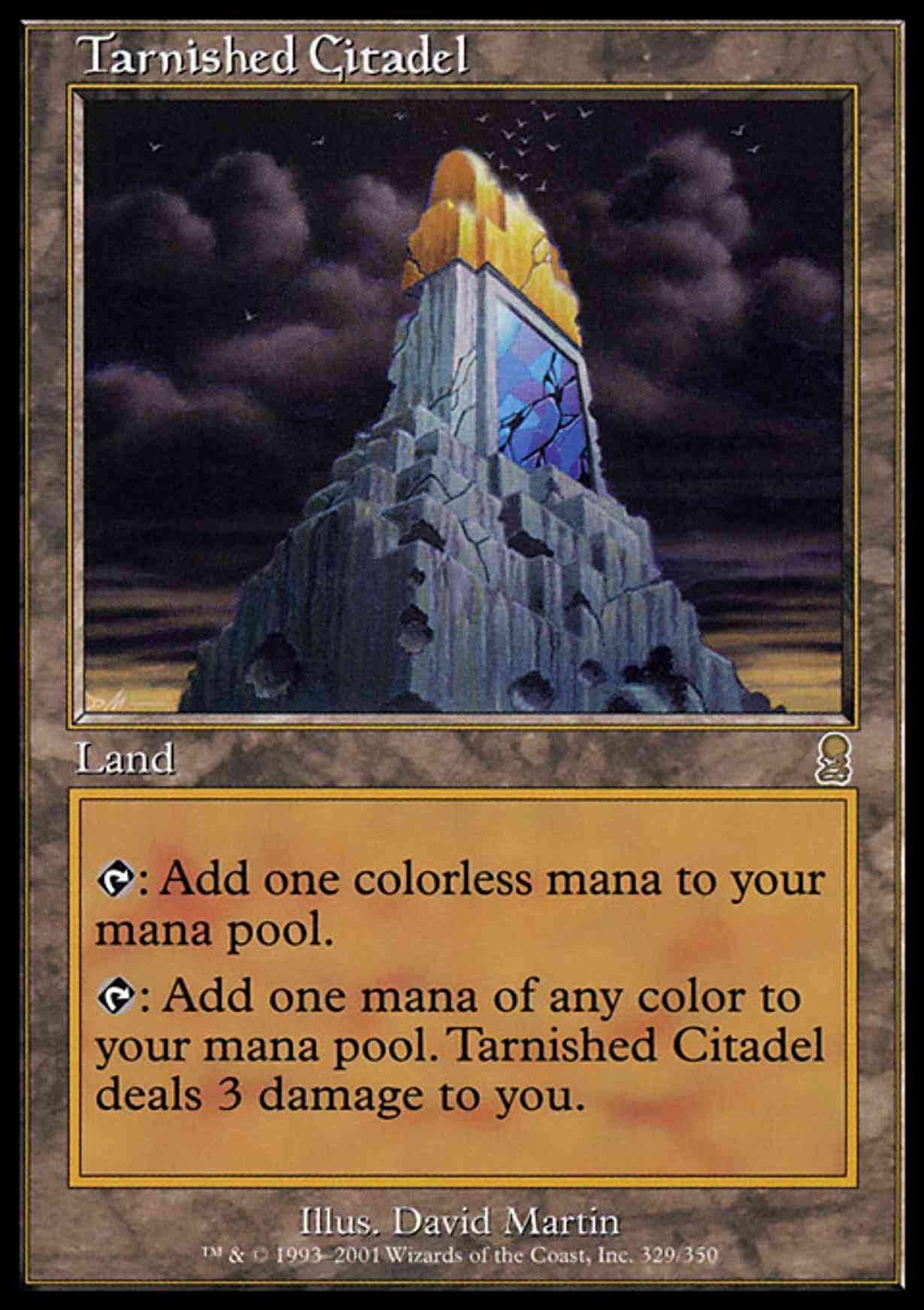 Tarnished Citadel magic card front