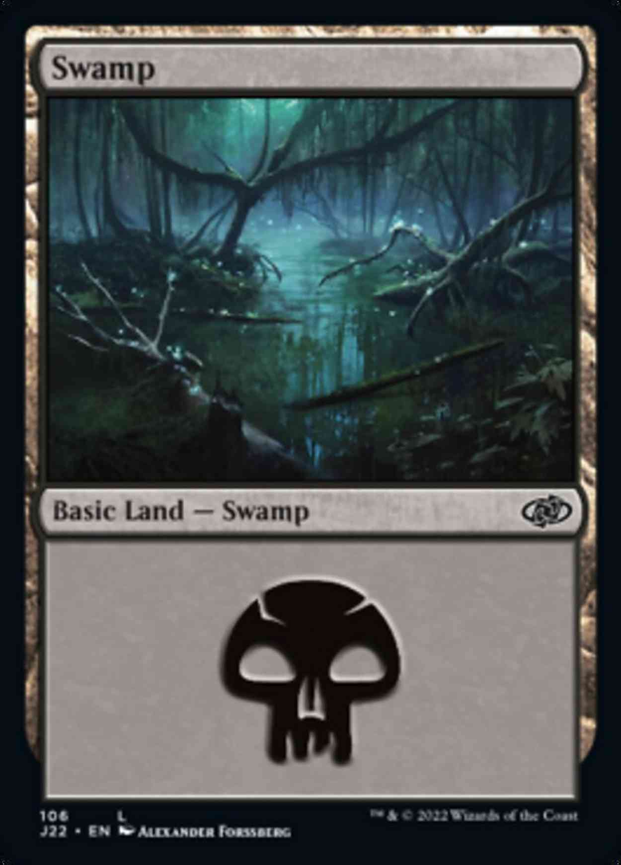 Swamp (106) magic card front