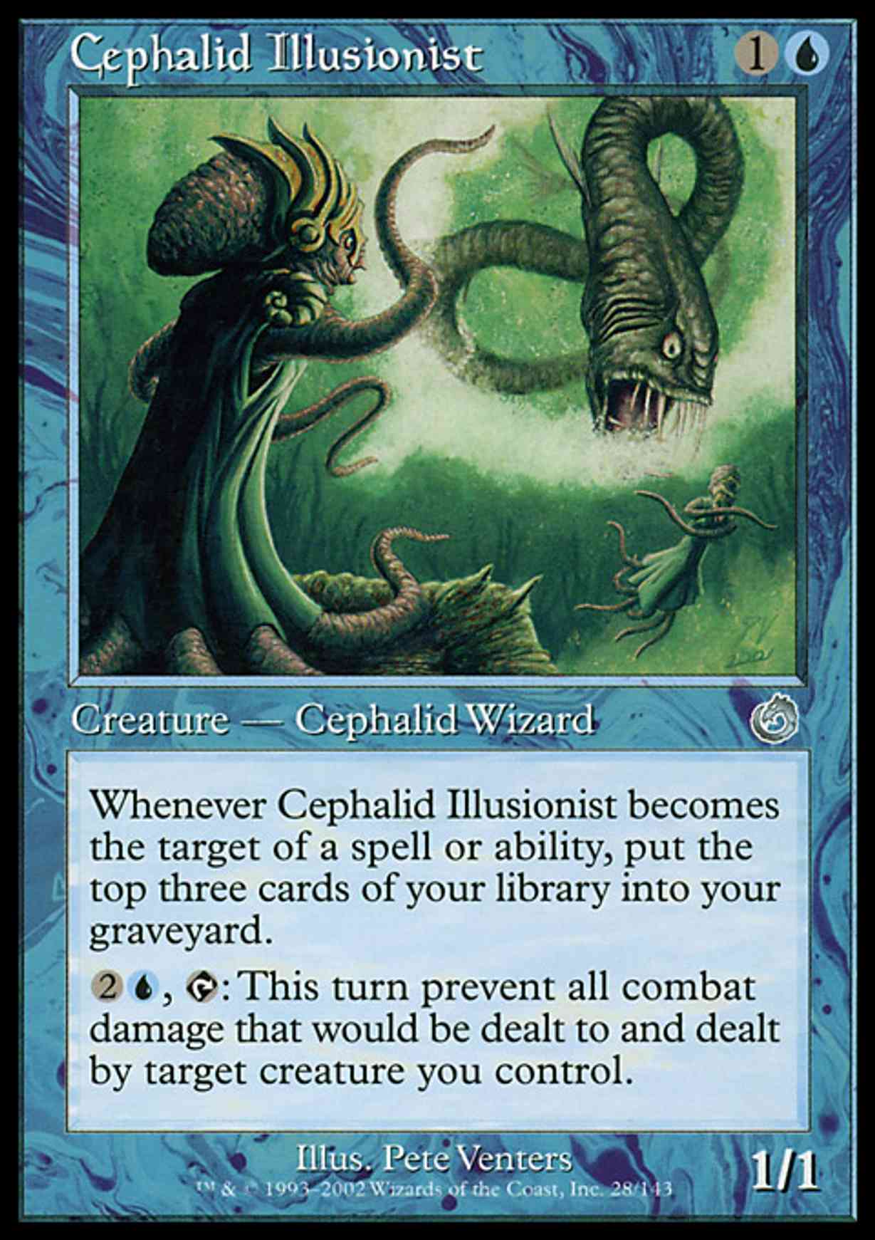 Cephalid Illusionist magic card front