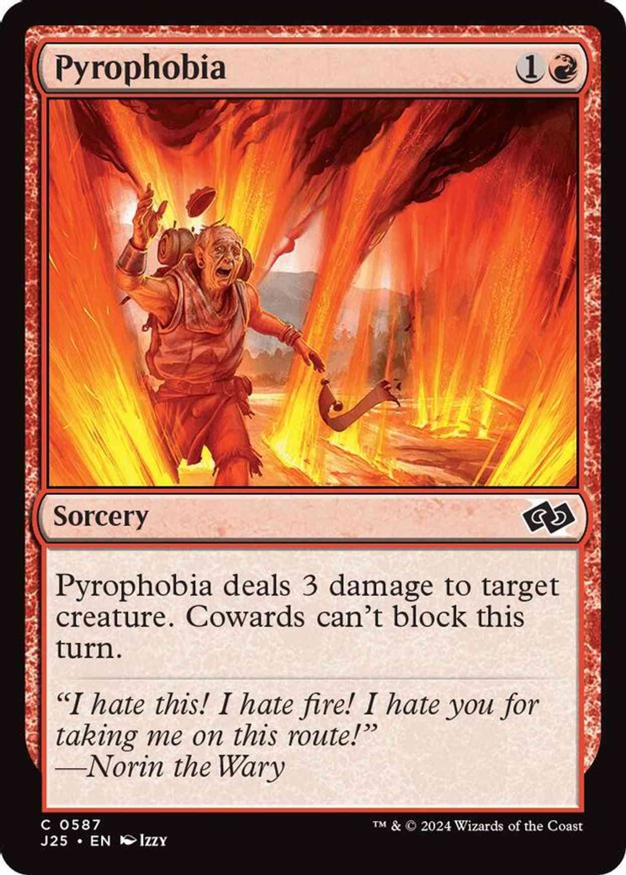 Pyrophobia magic card front