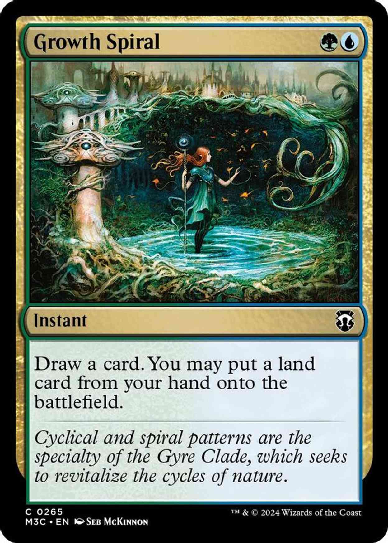 Growth Spiral (Ripple Foil) magic card front