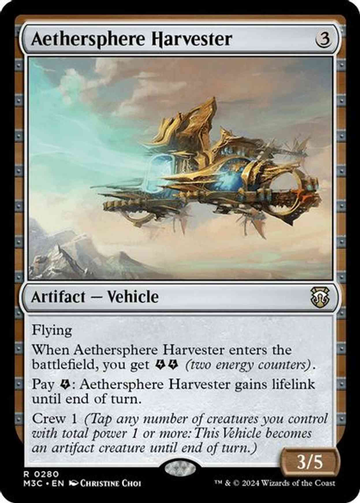 Aethersphere Harvester (Ripple Foil) magic card front