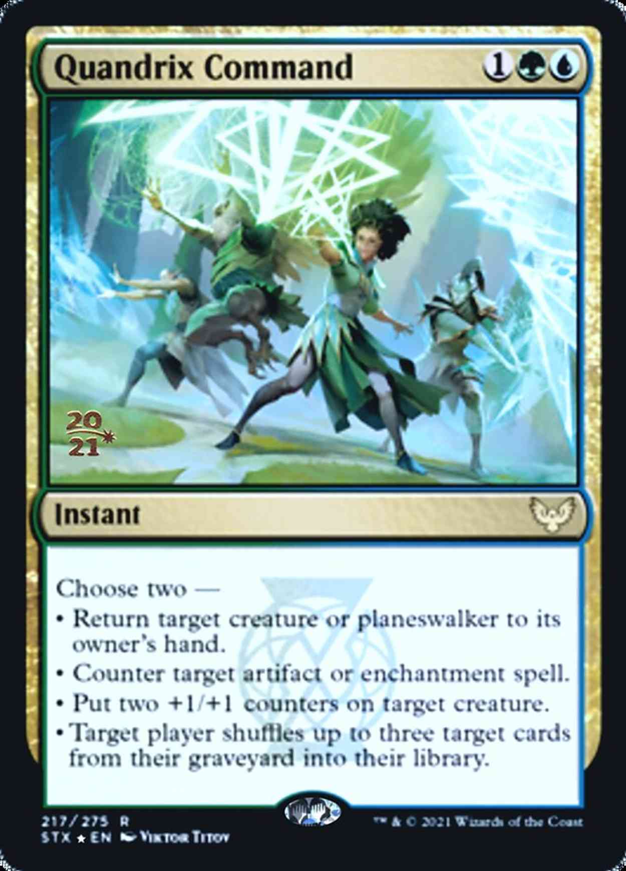 Quandrix Command magic card front