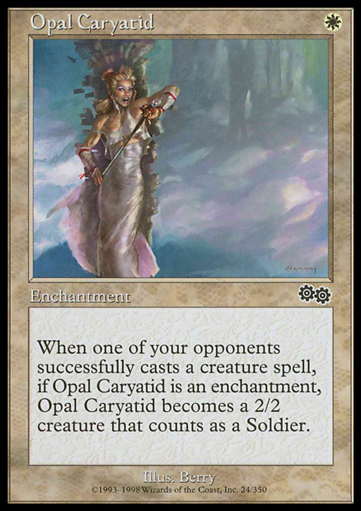 Opal Caryatid magic card front