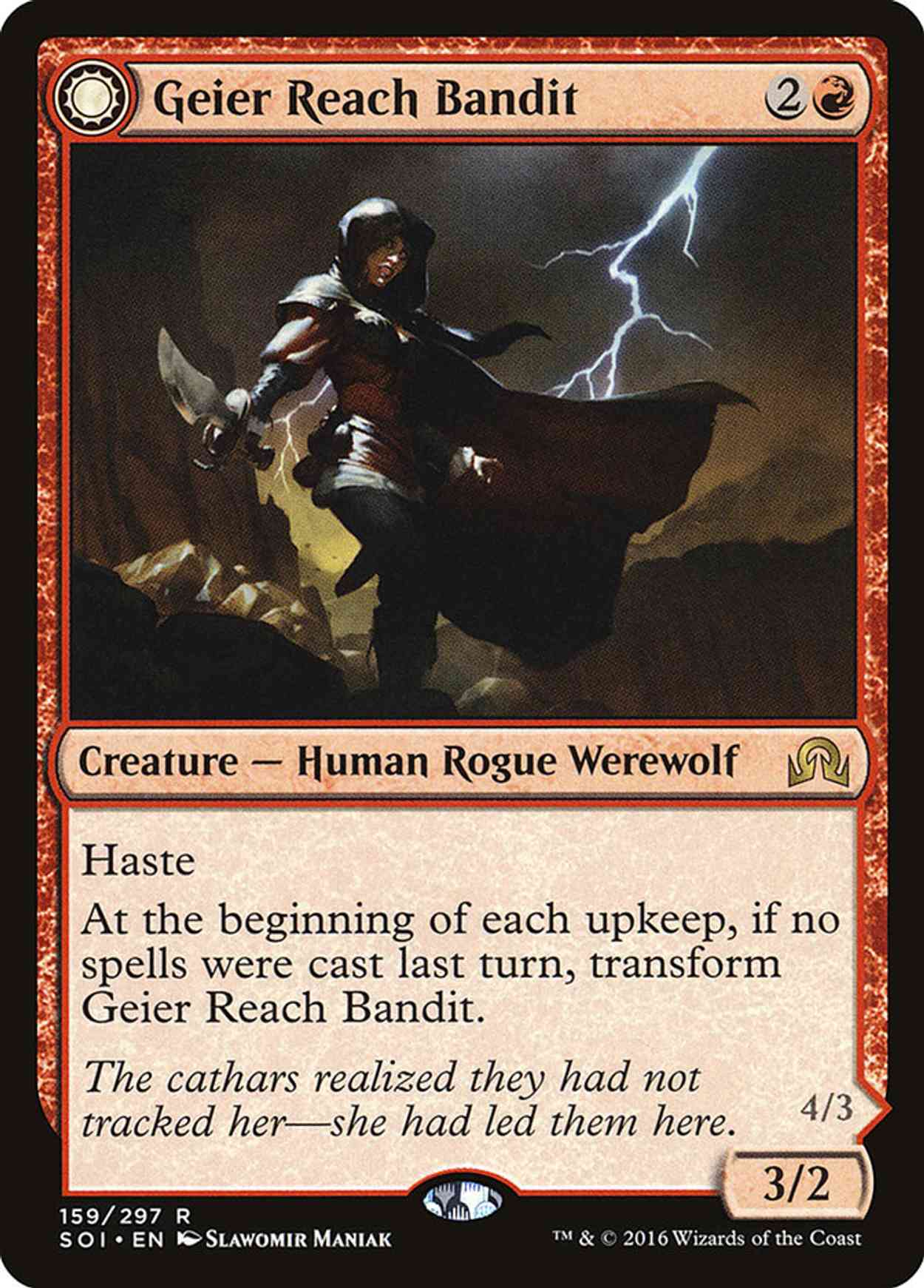 Geier Reach Bandit magic card front