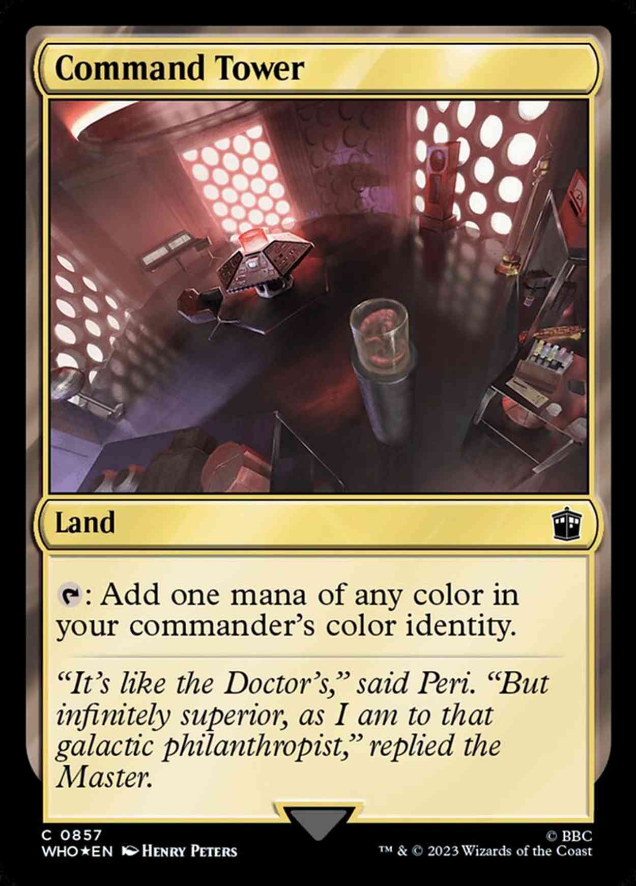 Command Tower (0857) (Surge Foil) magic card front