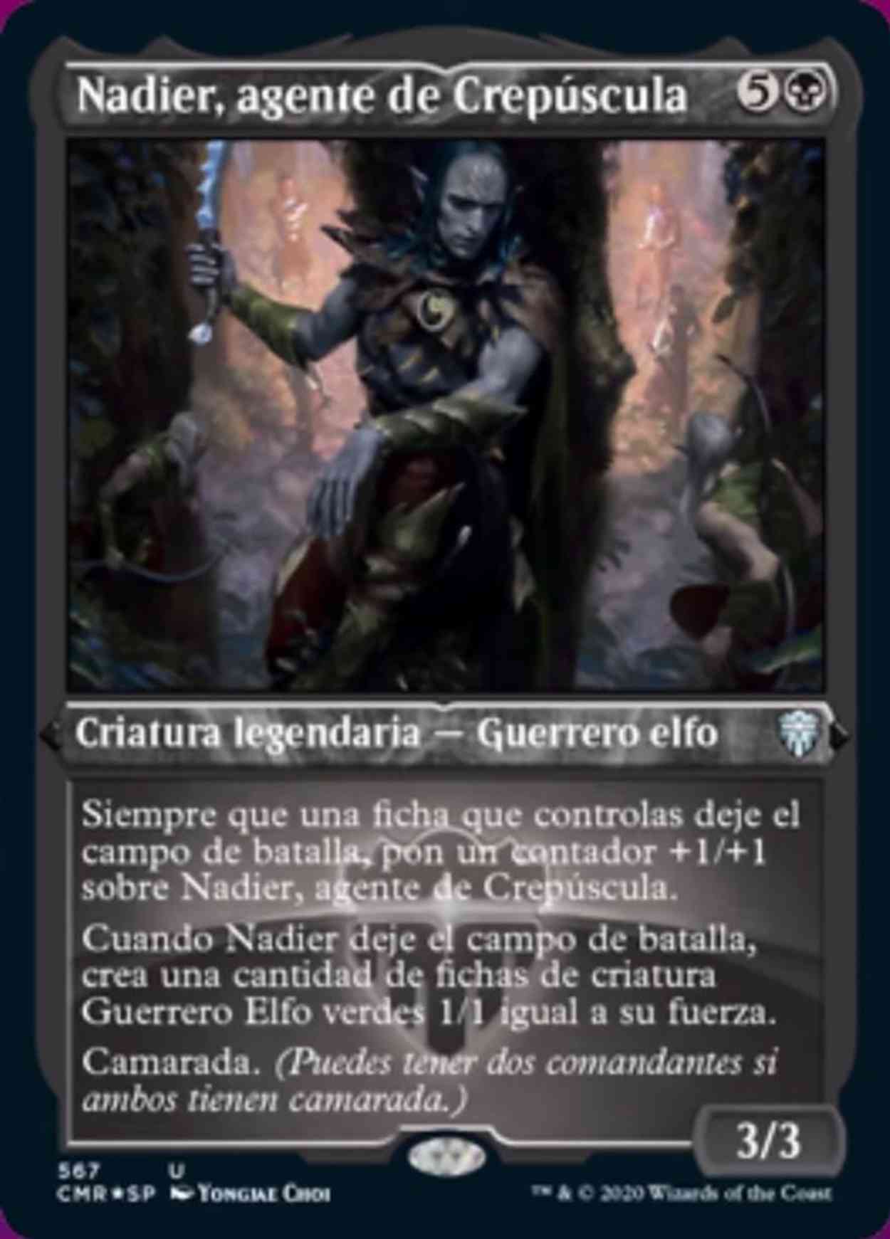Nadier, Agent of the Duskenel (Foil Etched) magic card front