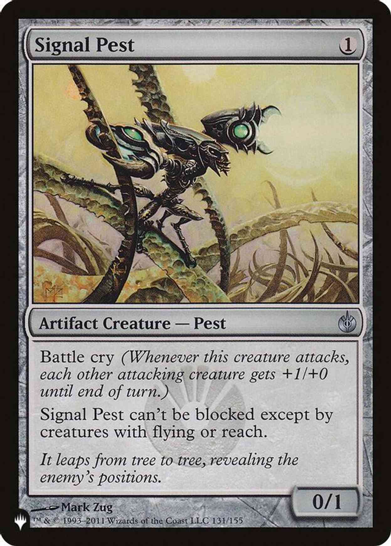 Signal Pest magic card front