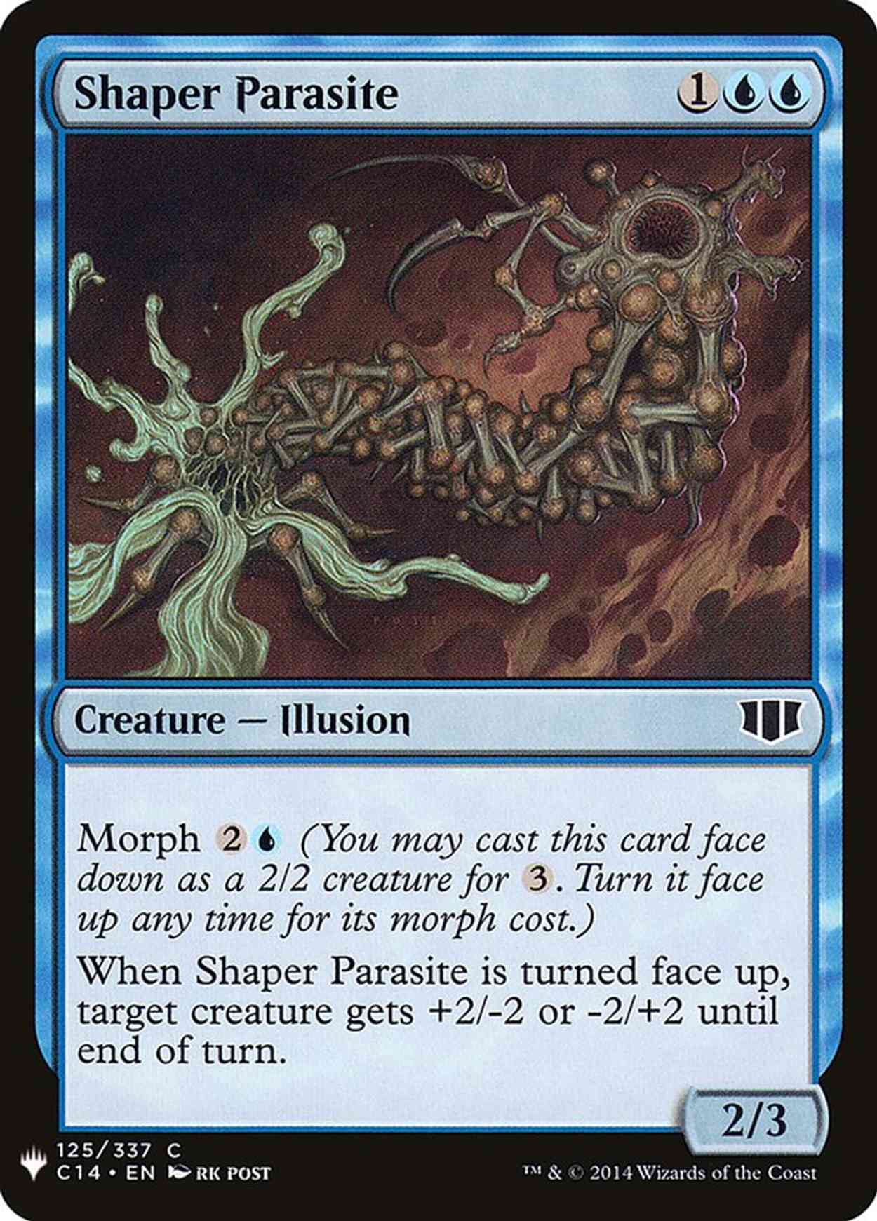 Shaper Parasite magic card front