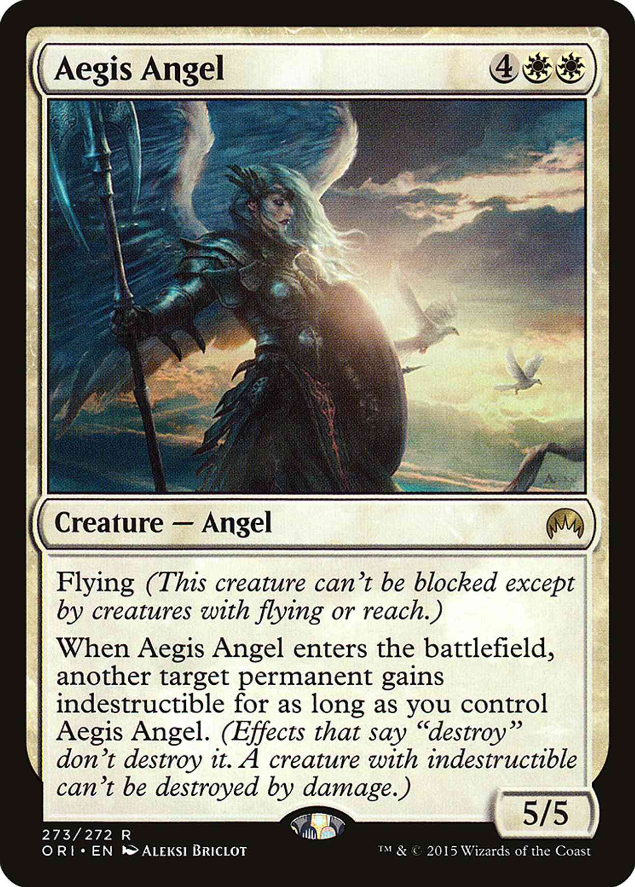 Aegis Angel magic card front
