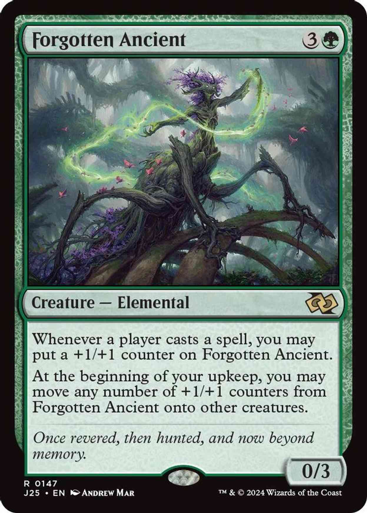 Forgotten Ancient magic card front