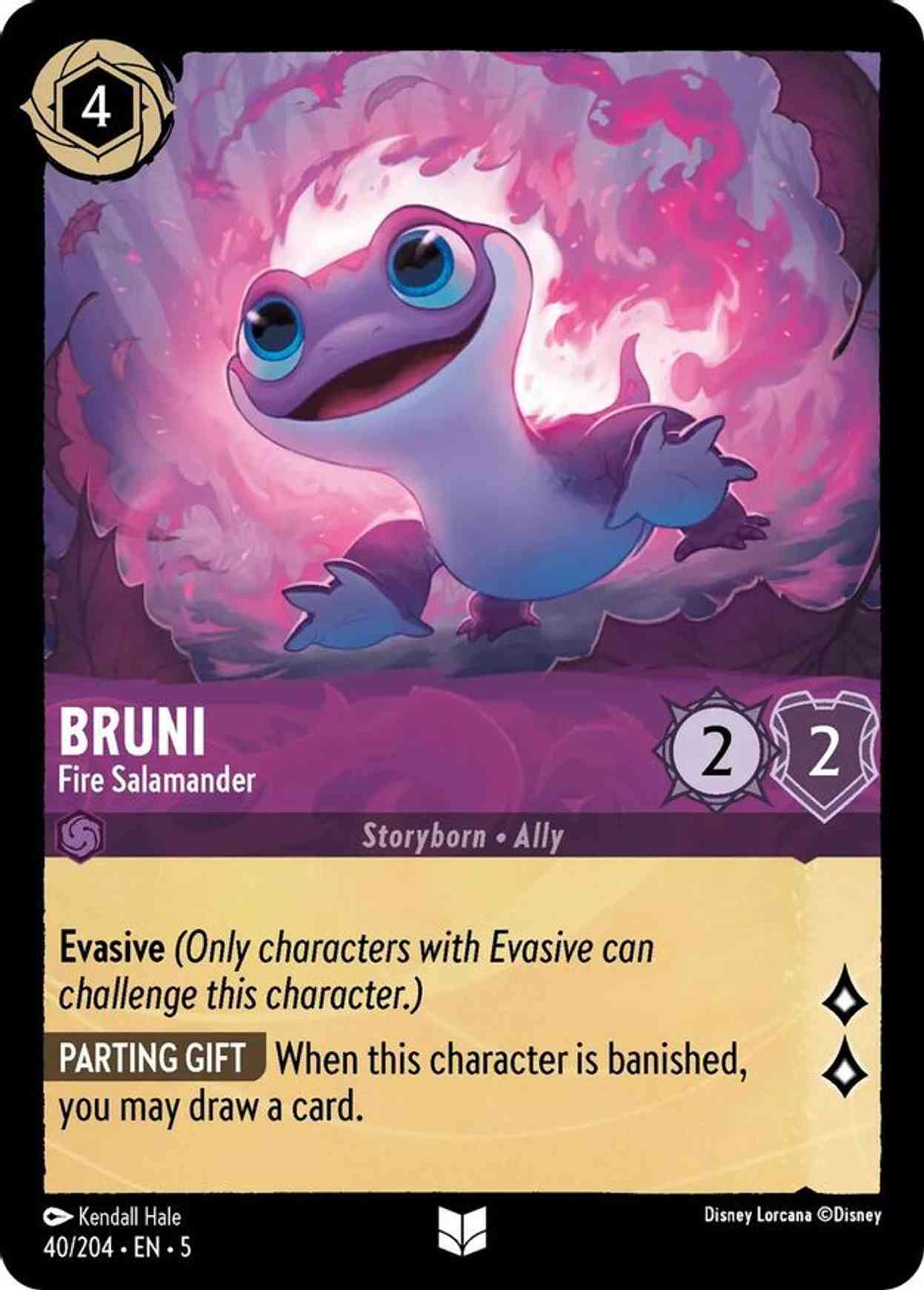 Bruni - Fire Salamander magic card front