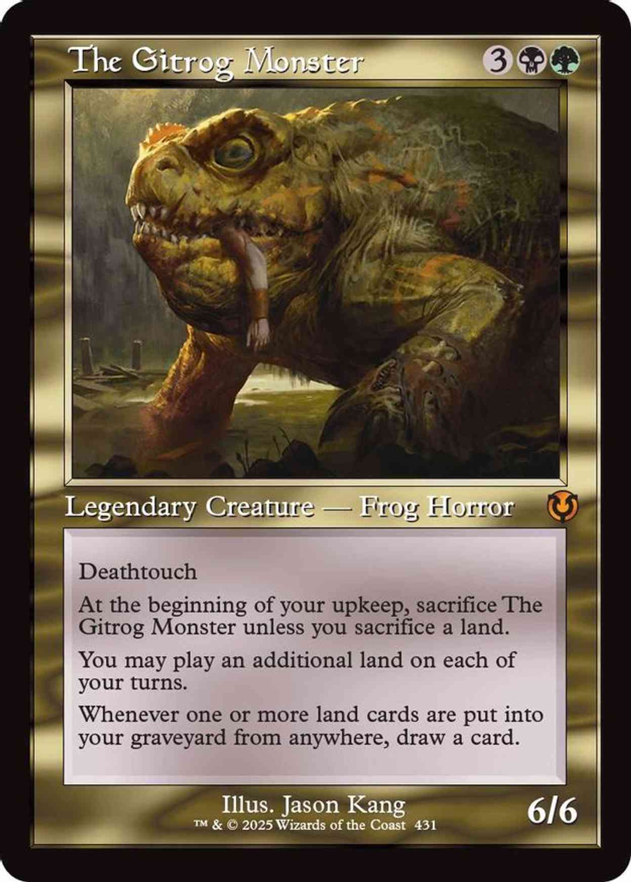 The Gitrog Monster (Retro Frame) magic card front