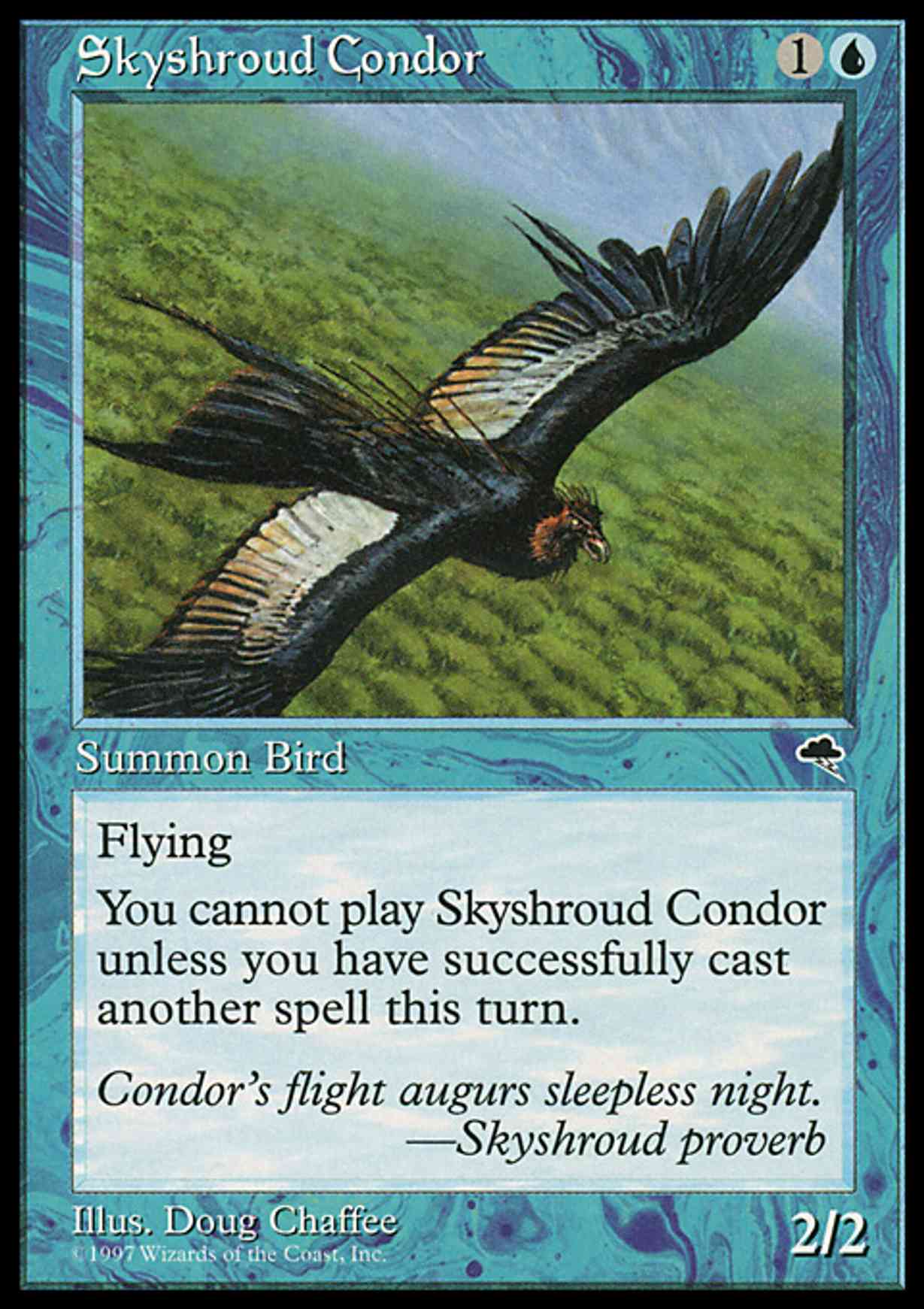 Skyshroud Condor magic card front