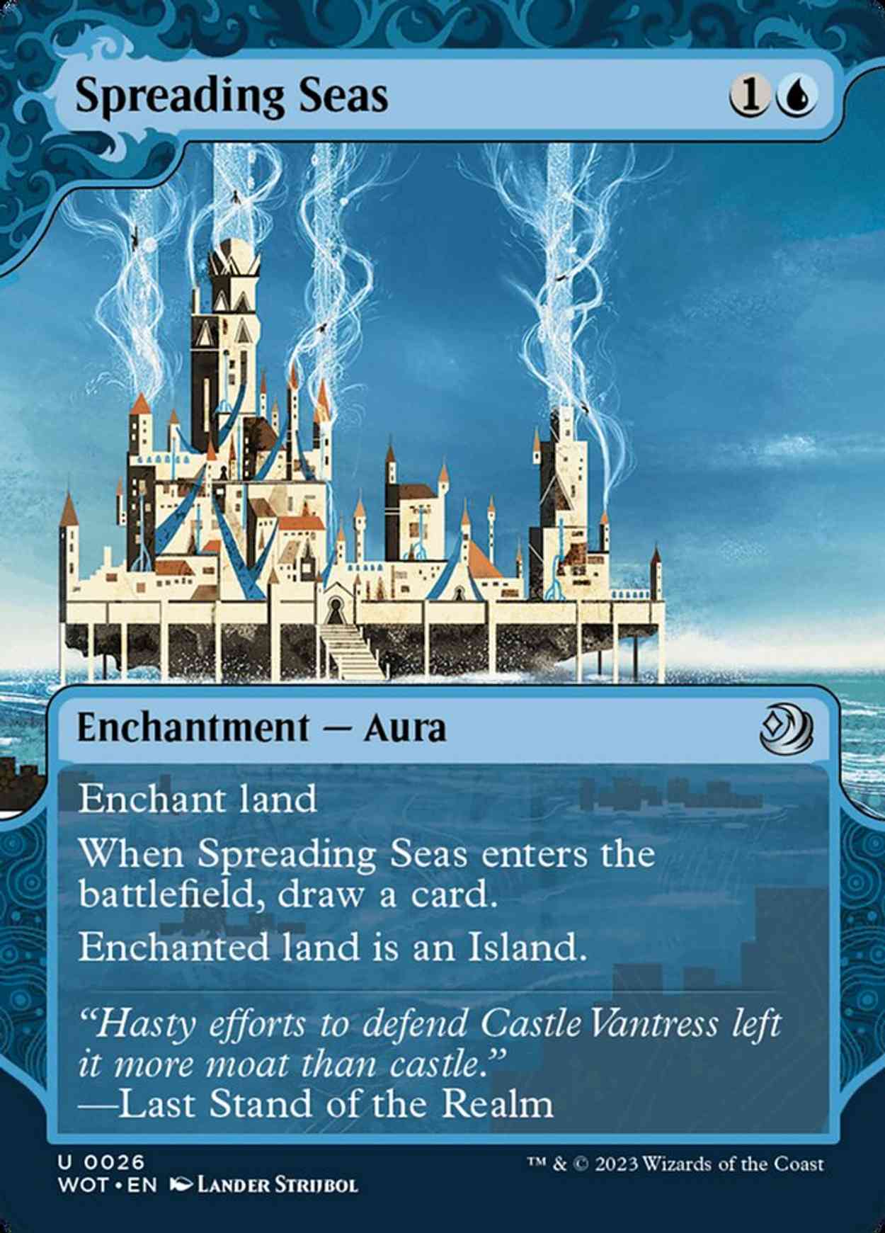 Spreading Seas magic card front