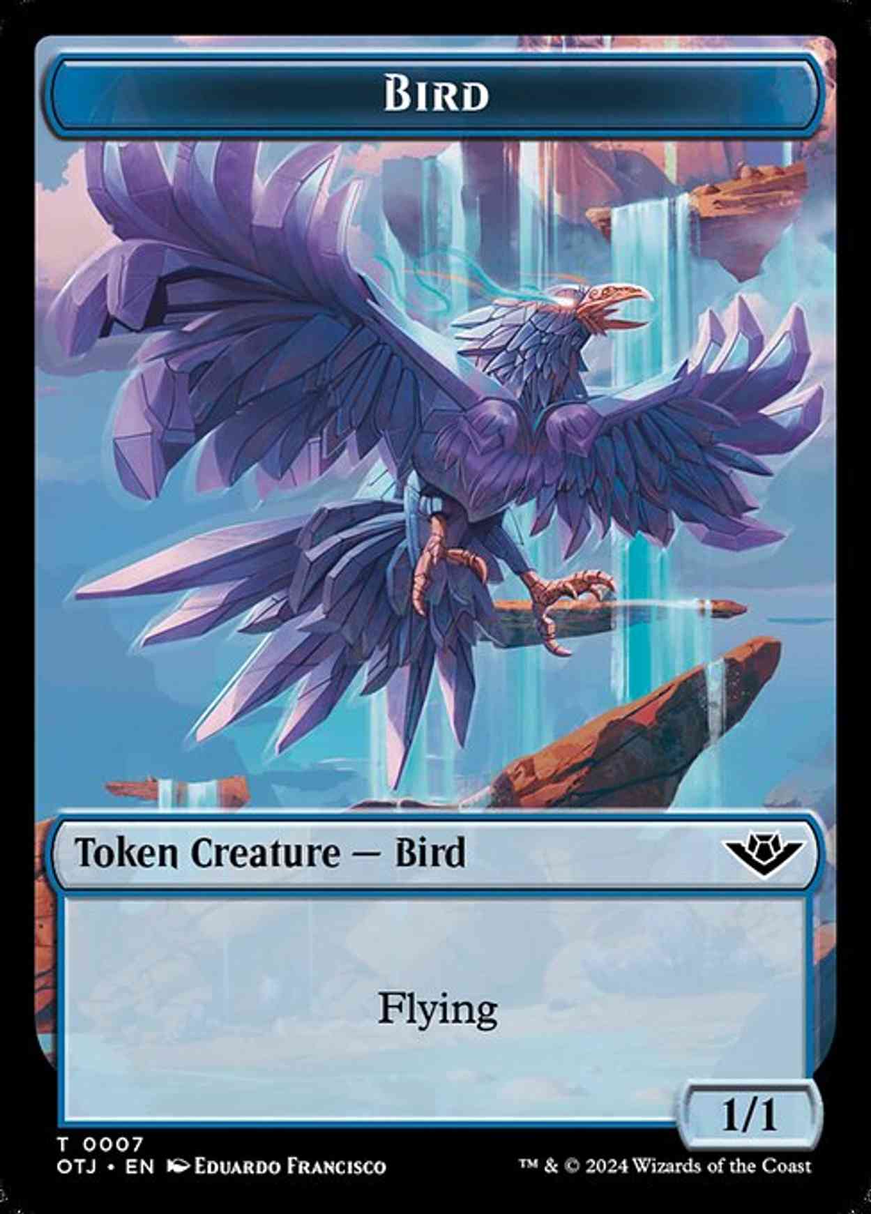 Bird // Plot Double-Sided Token magic card front