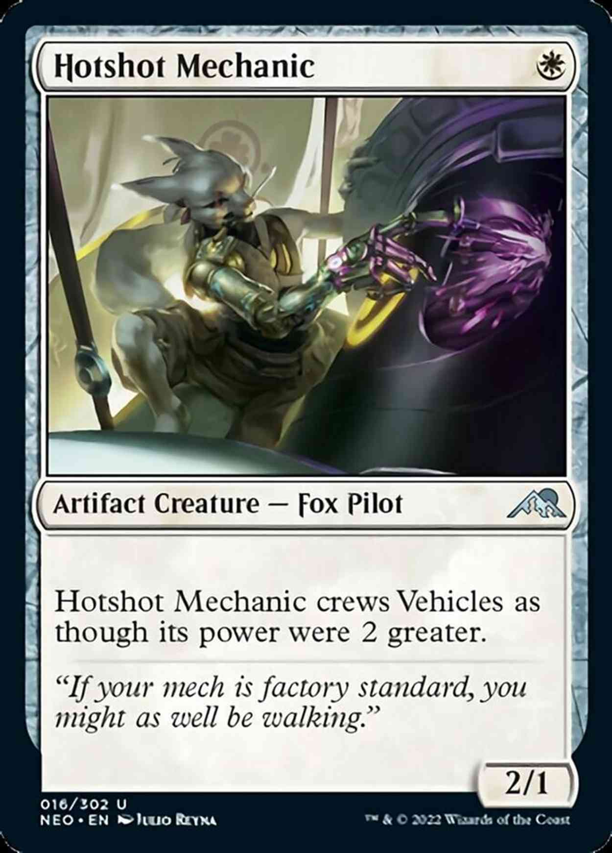 Hotshot Mechanic magic card front