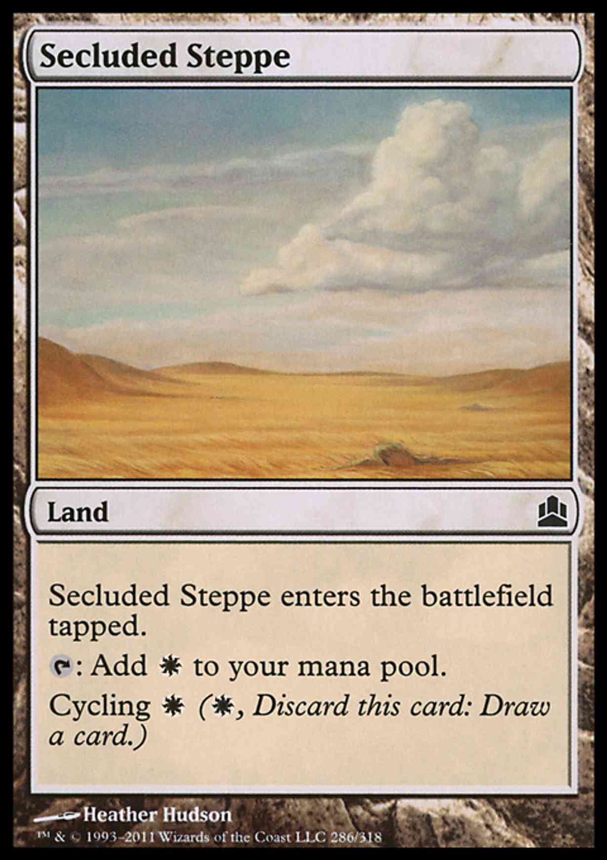 Secluded Steppe magic card front