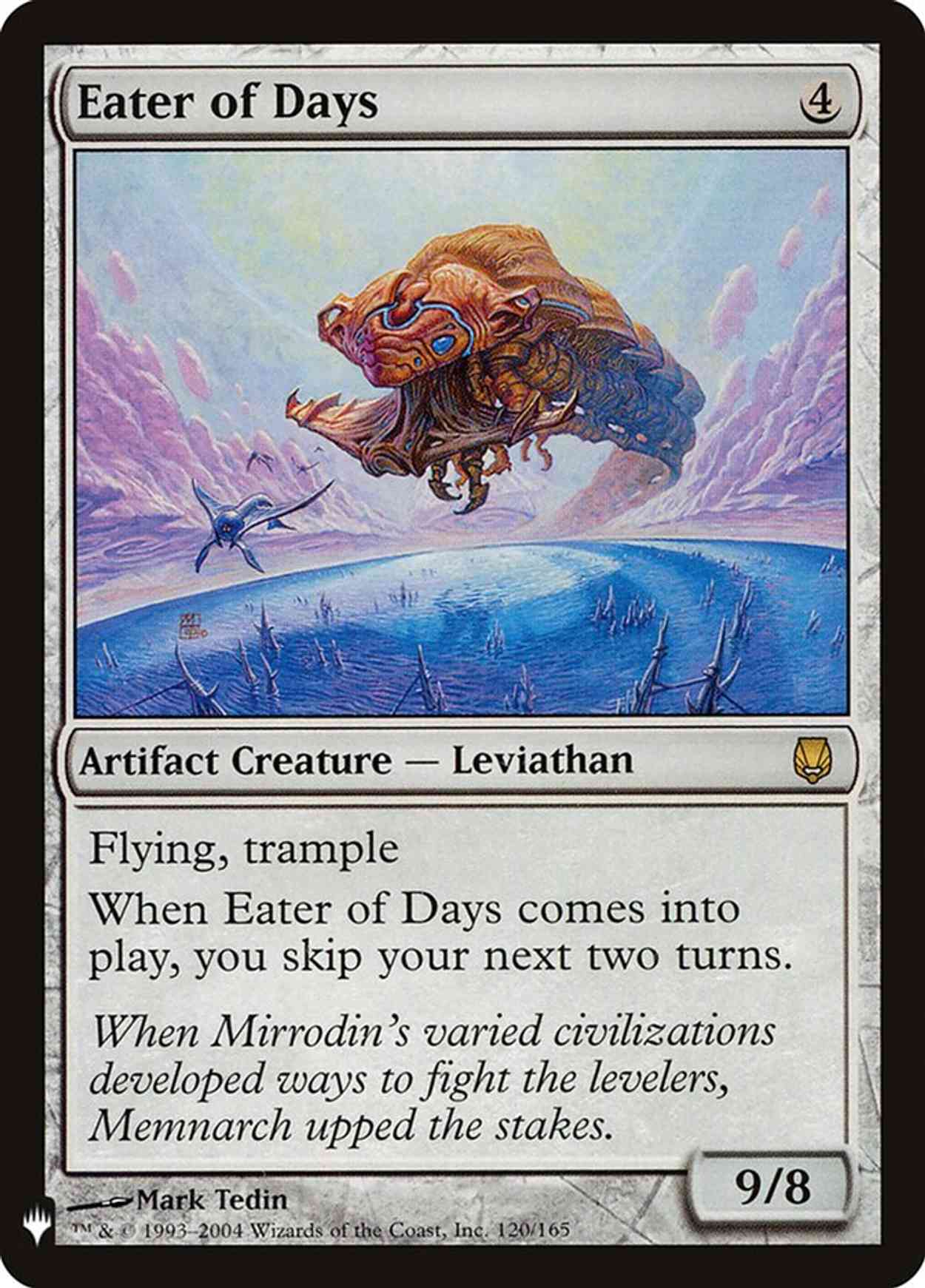 Eater of Days magic card front