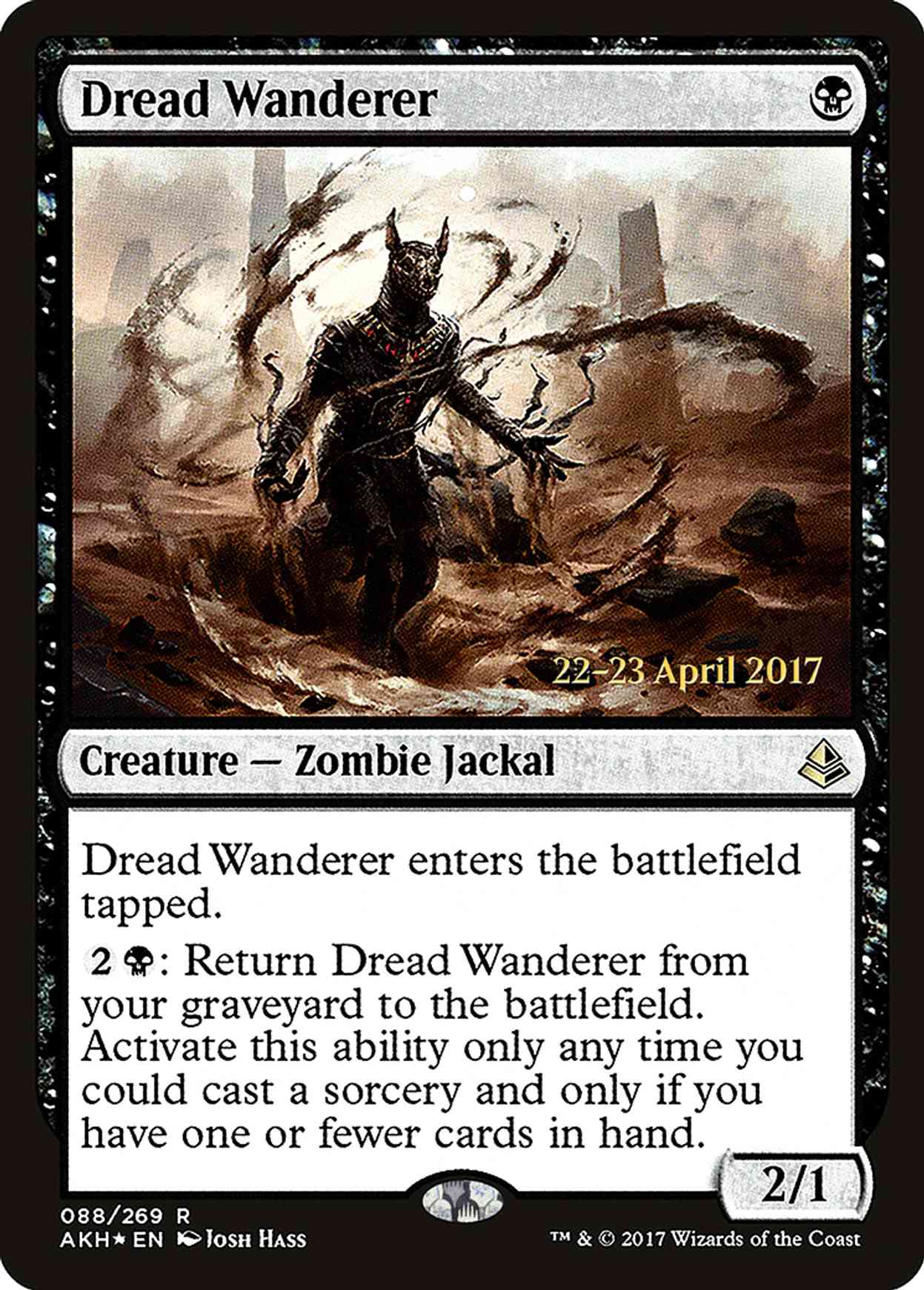 Dread Wanderer magic card front
