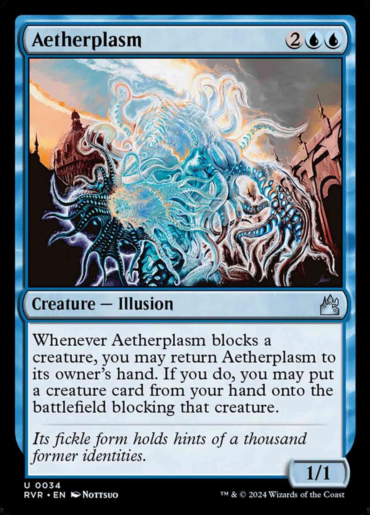 Aetherplasm magic card front