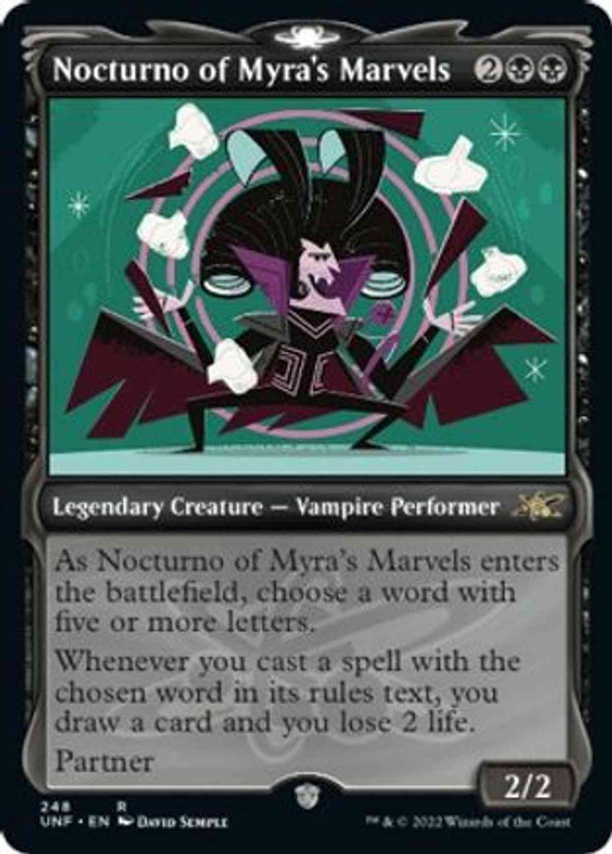 Nocturno of Myra's Marvels (Showcase) magic card front