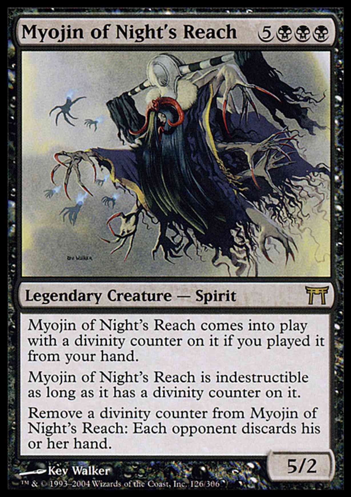 Myojin of Night's Reach magic card front