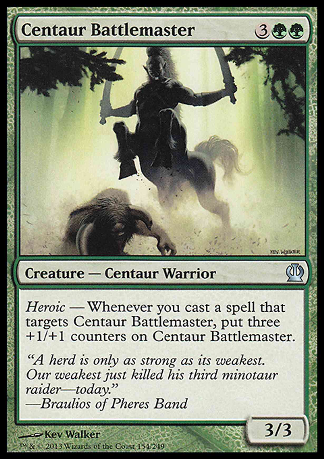 Centaur Battlemaster magic card front