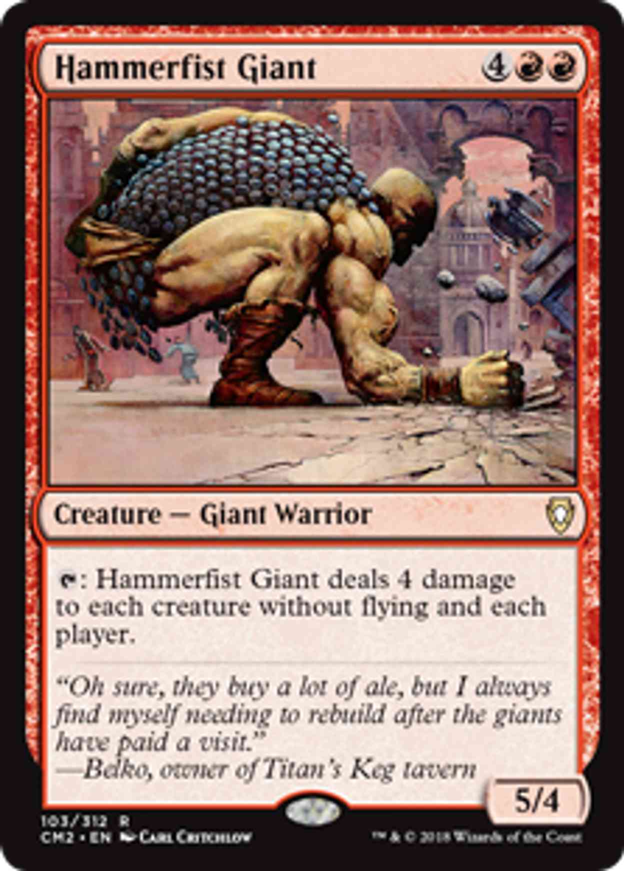 Hammerfist Giant magic card front