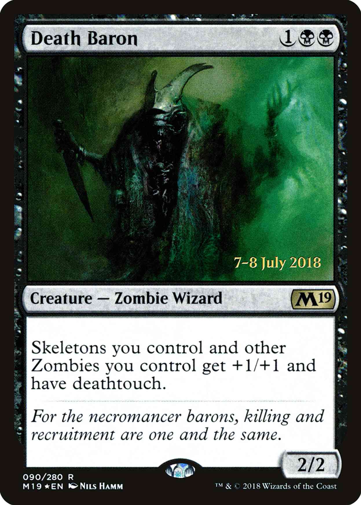 Death Baron magic card front