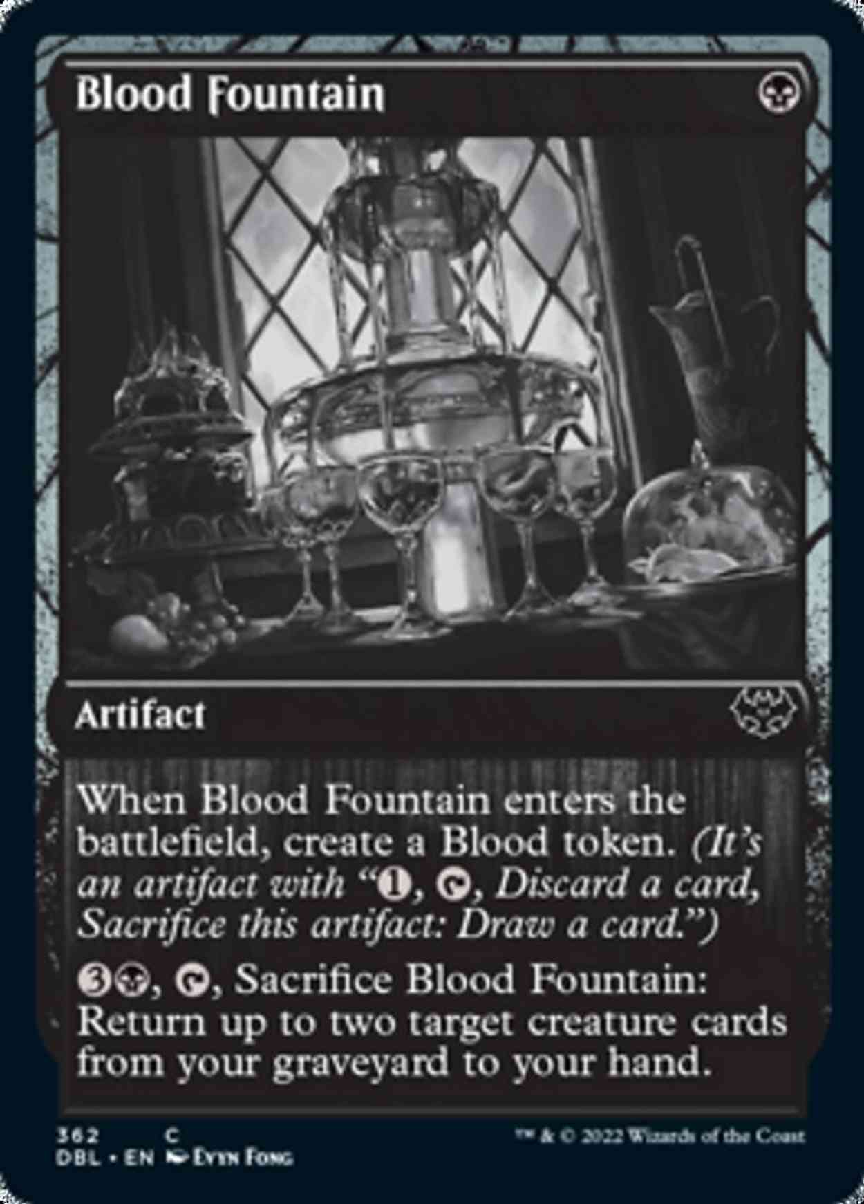 Blood Fountain magic card front
