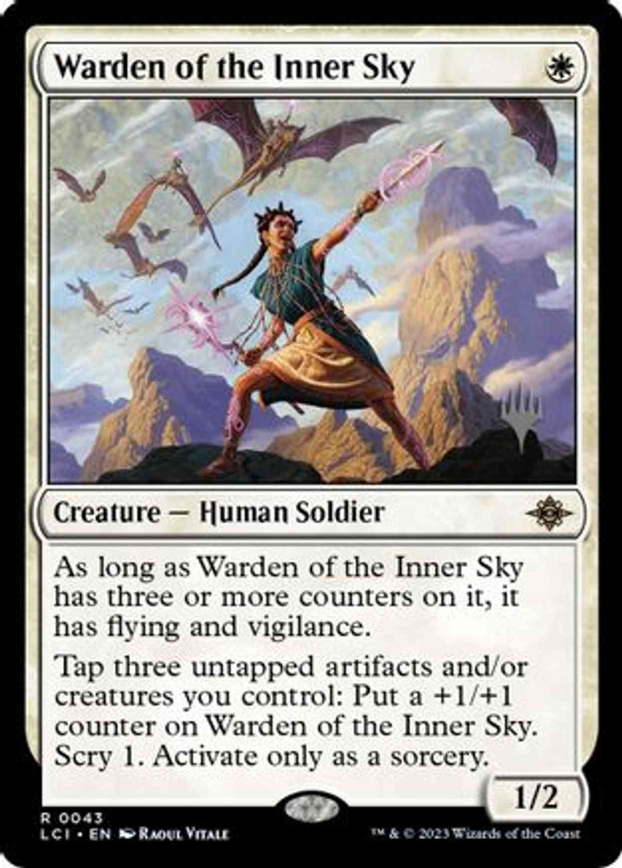 Warden of the Inner Sky magic card front