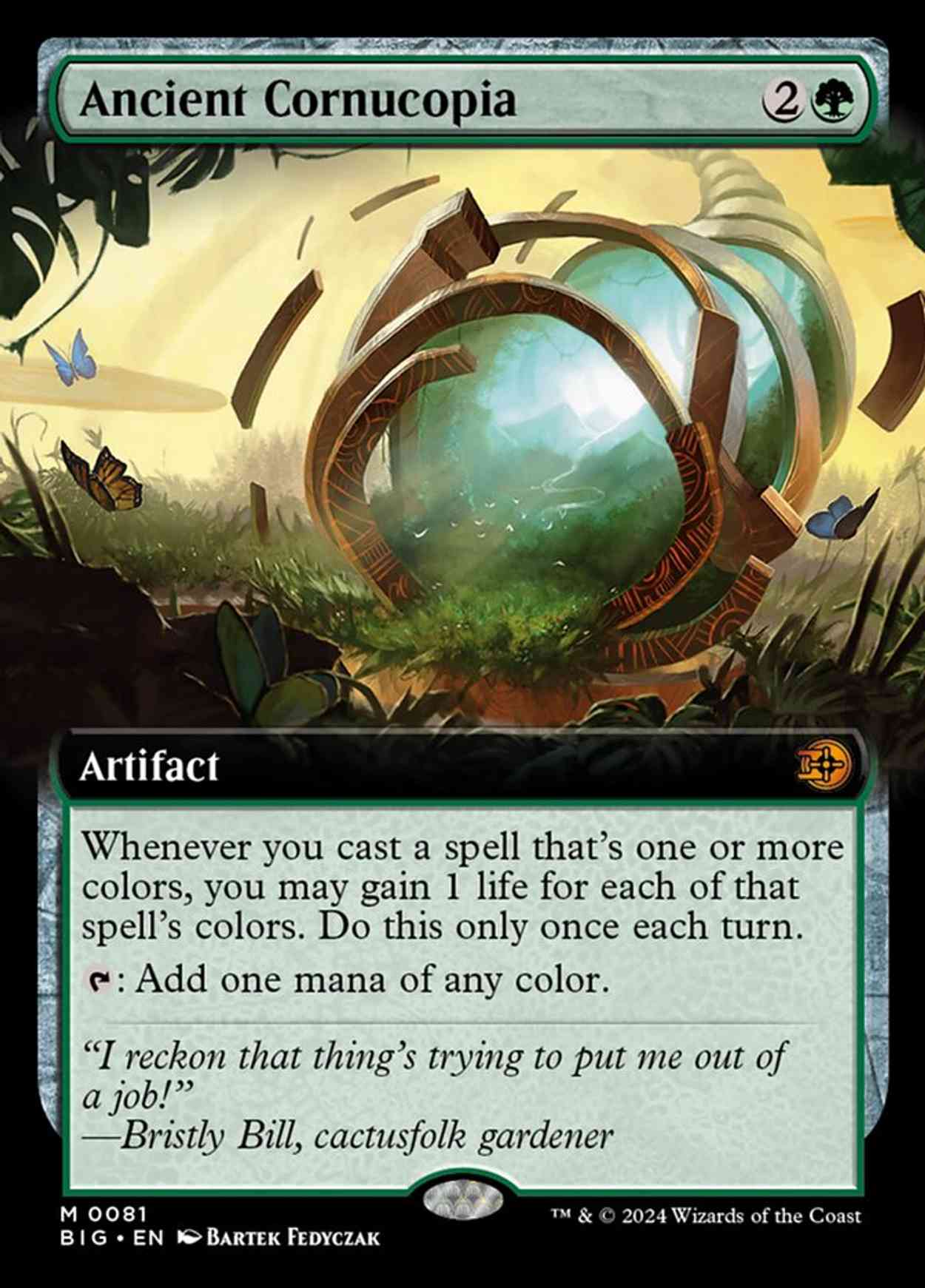 Ancient Cornucopia (Extended Art) magic card front