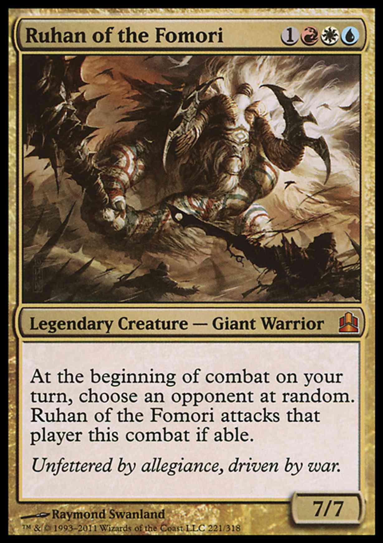 Ruhan of the Fomori magic card front