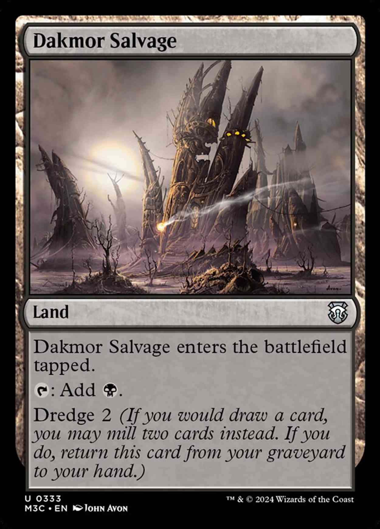 Dakmor Salvage magic card front