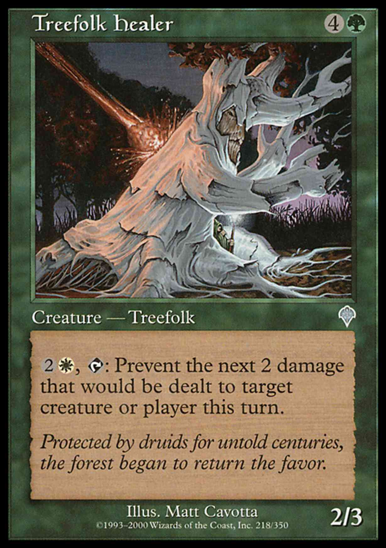 Treefolk Healer magic card front