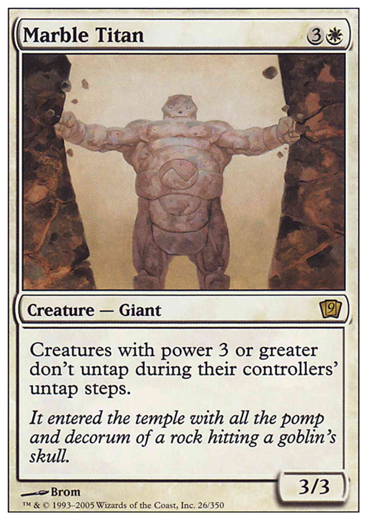 Marble Titan magic card front