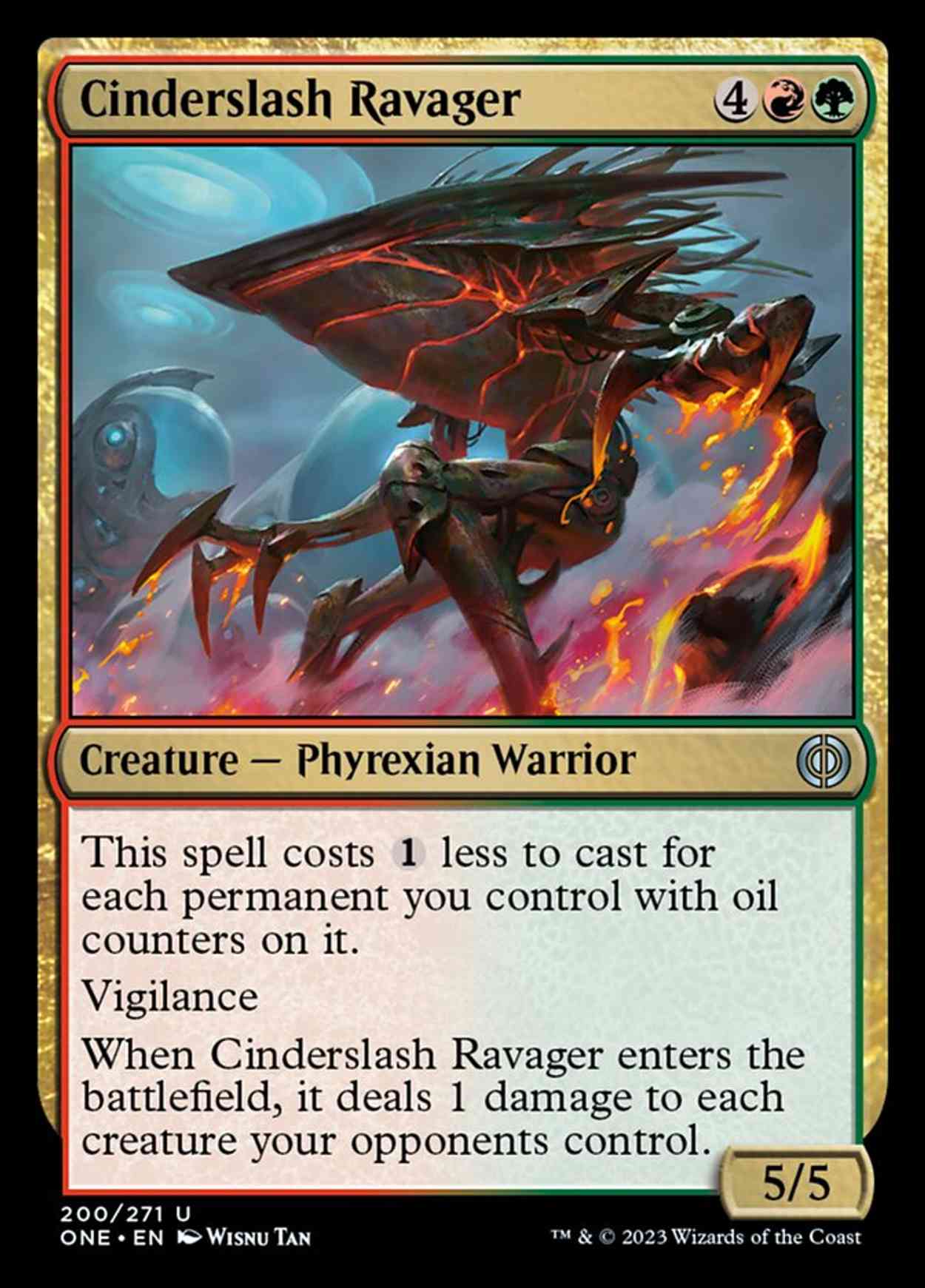 Cinderslash Ravager magic card front