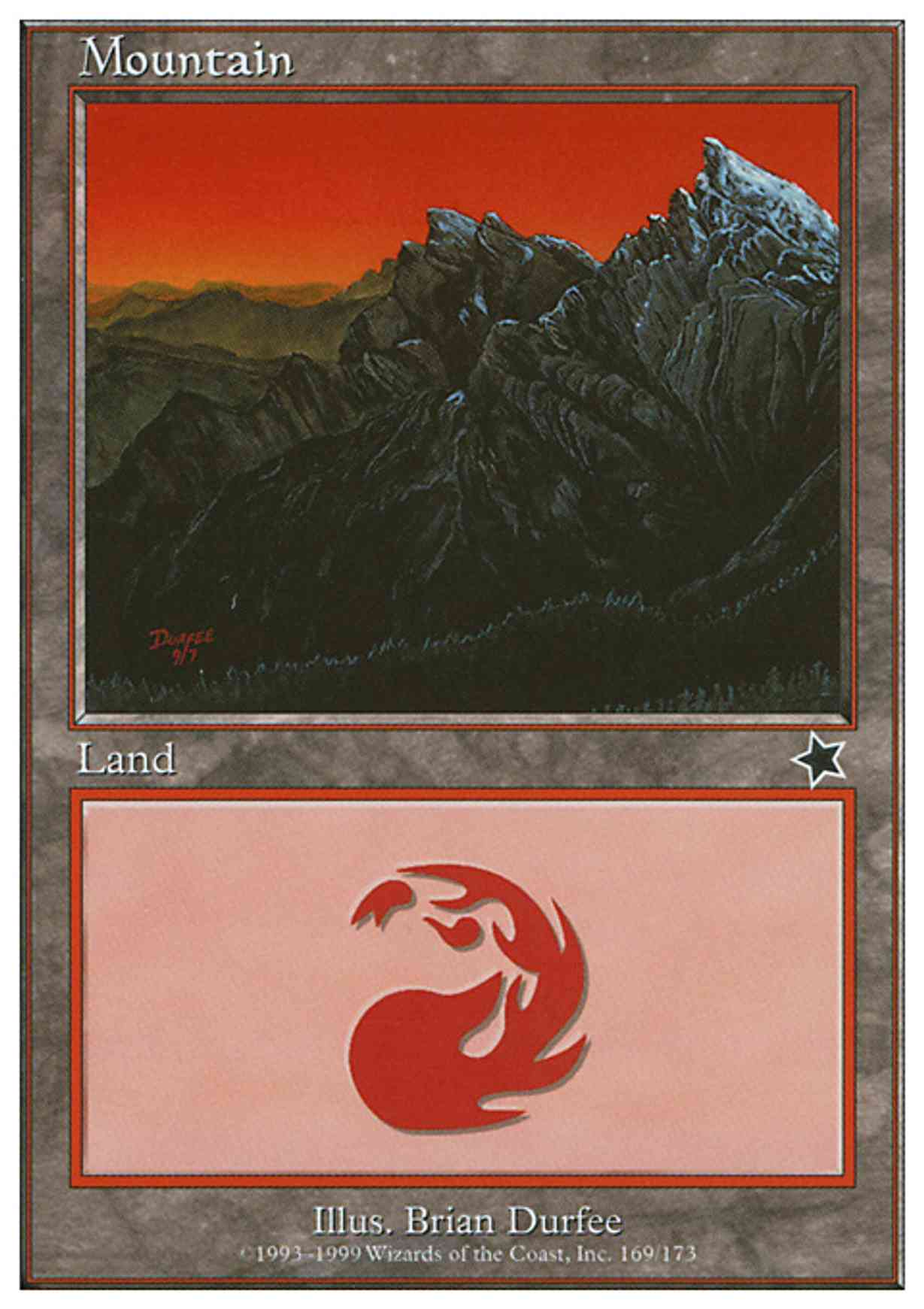 Mountain (169)  magic card front