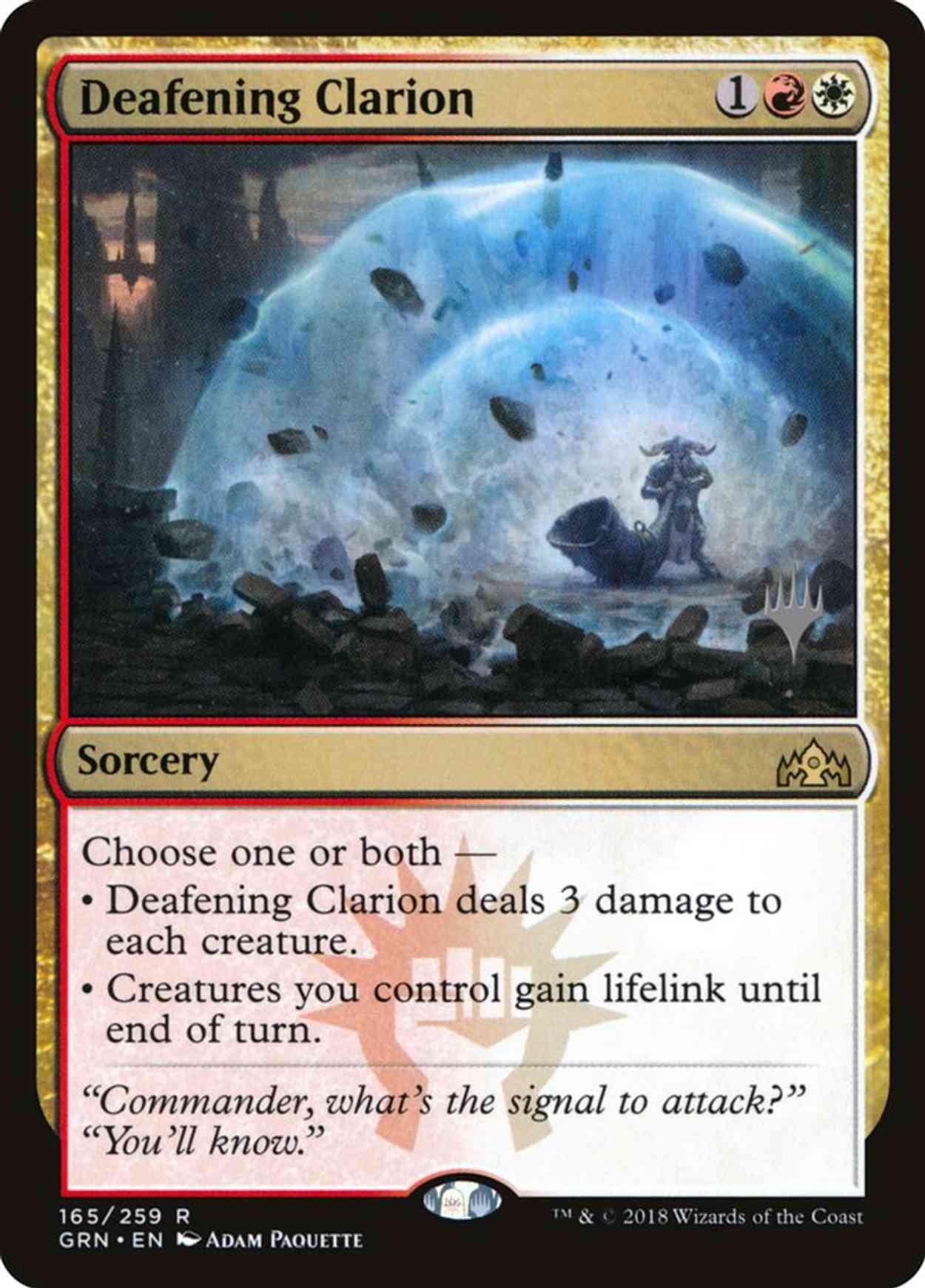 Deafening Clarion magic card front